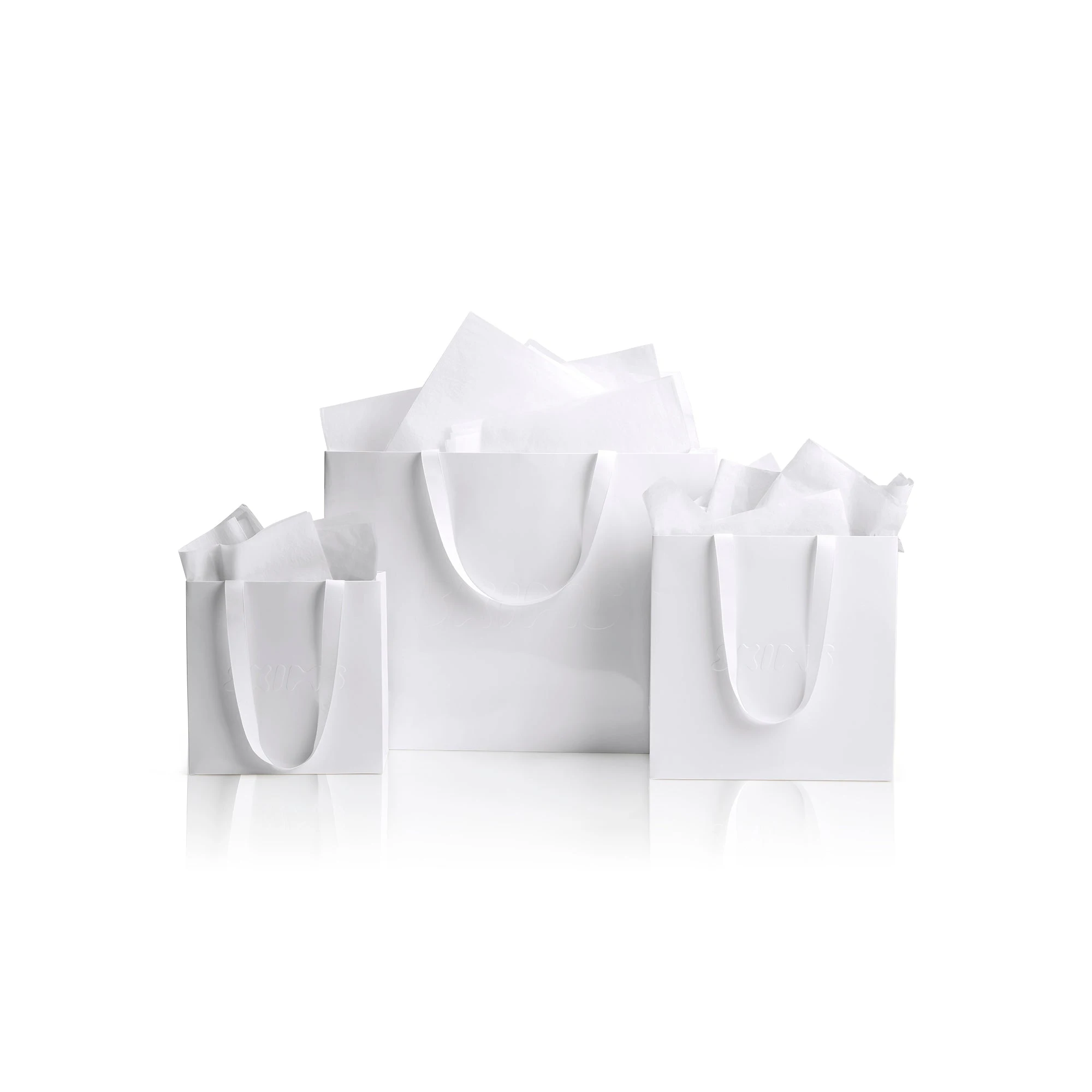 GIFT BAG | MARBLE LAYS FLAT ON A WHITE BACKGROUND