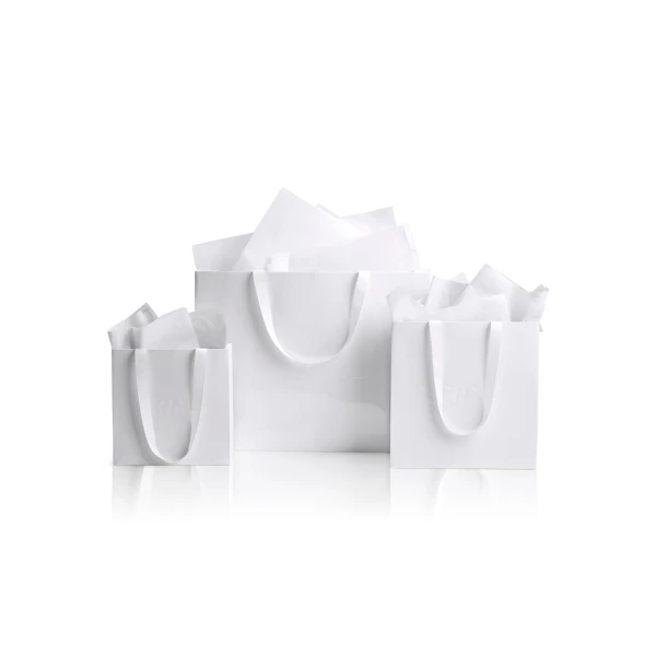 GIFT BAG | MARBLE LAYS FLAT ON A WHITE BACKGROUND