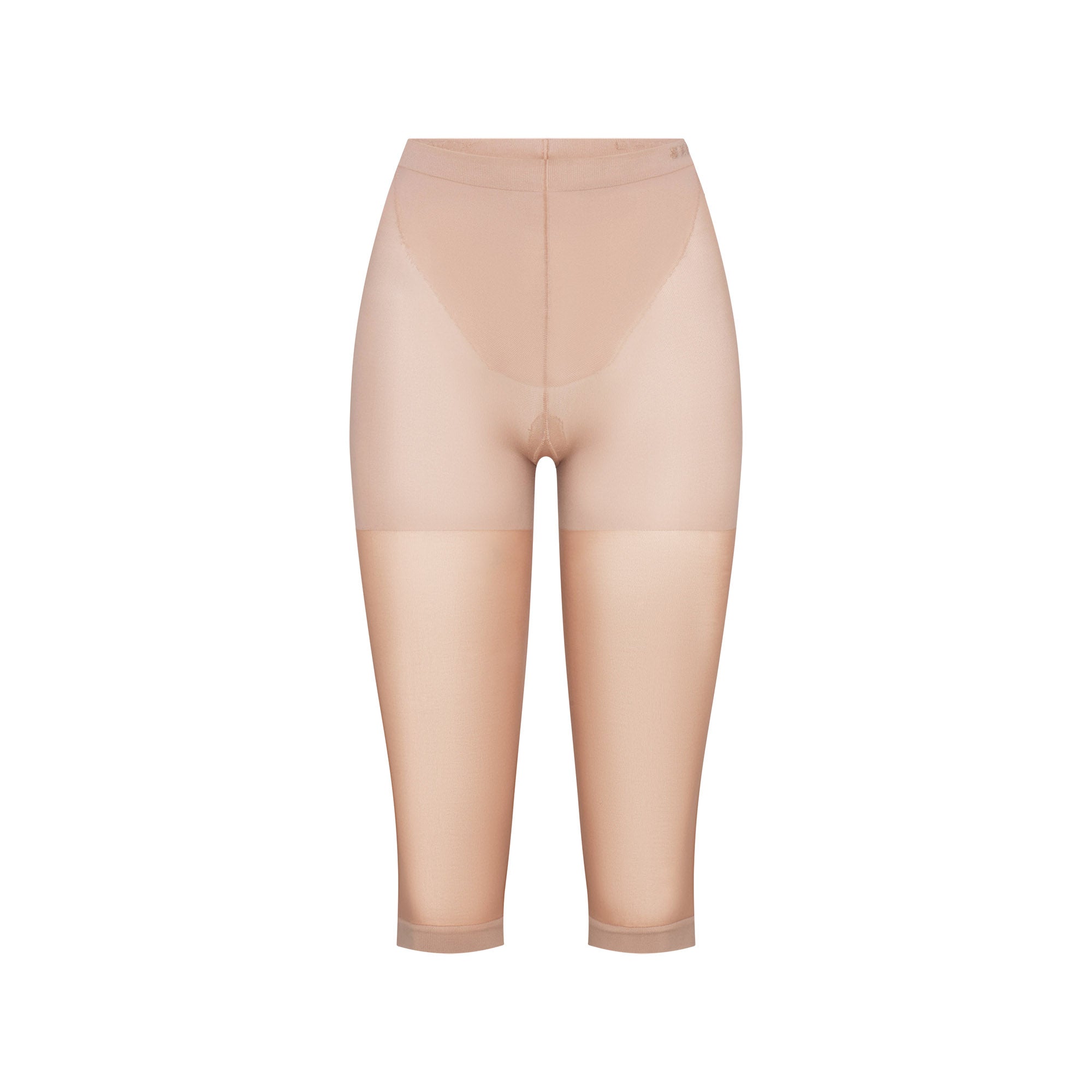 HOSIERY SHAPING CAPRI TIGHTS | SIENNA (HOSIERY) FLAT ON A WHITE BACKGROUND | FLT