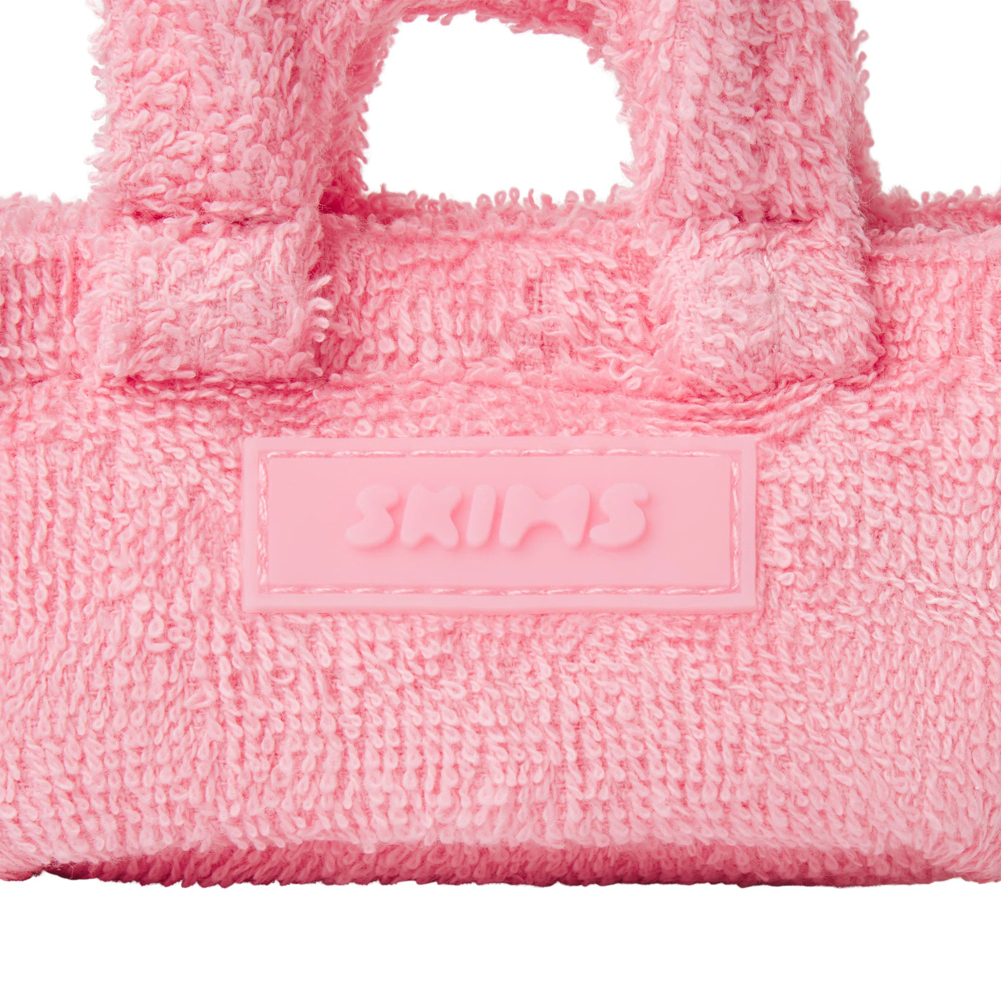 TERRY MICRO TOTE KEYCHAIN | MELON ADDITIONAL FABRIC DETAILS