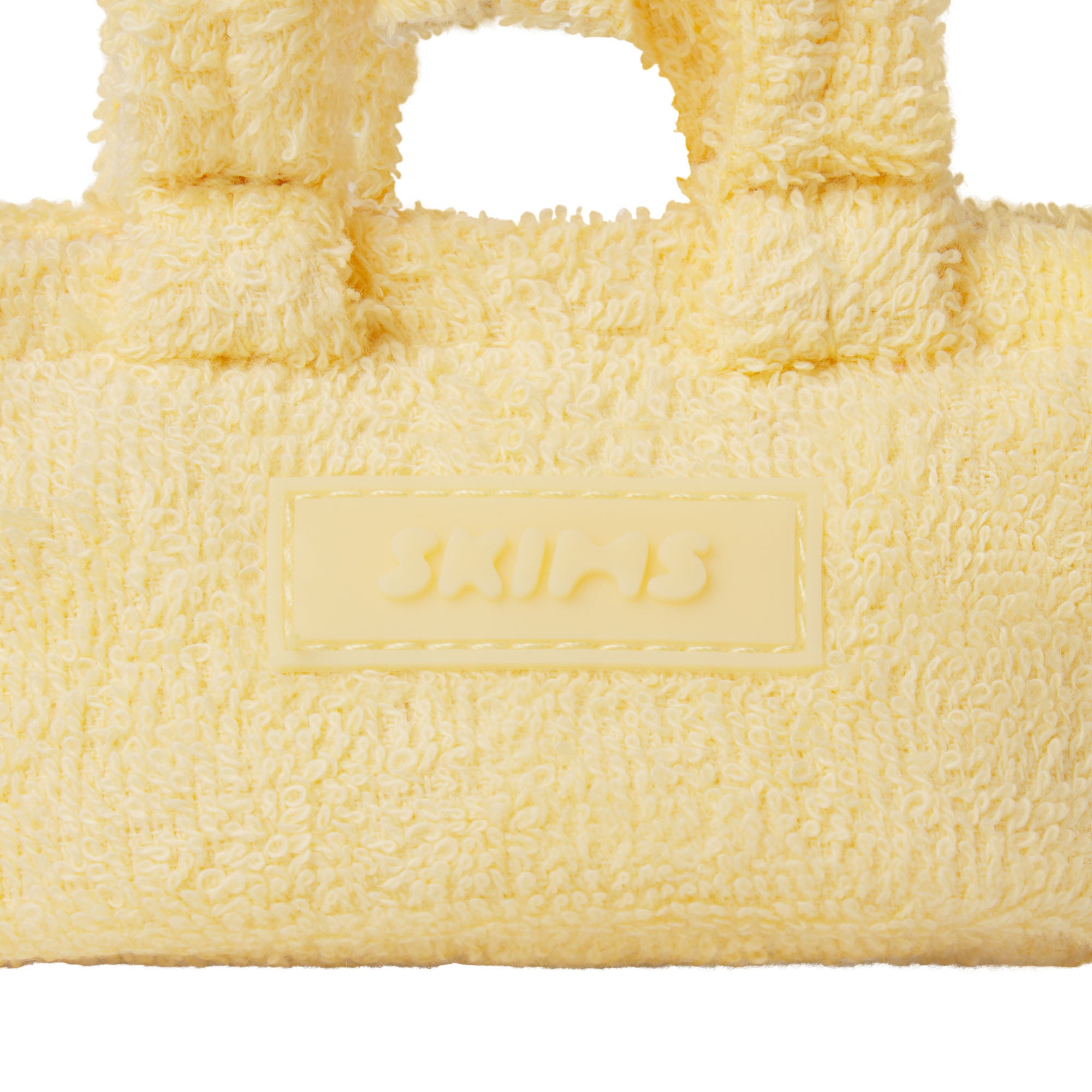 TERRY MICRO TOTE KEYCHAIN | MARZIPAN ADDITIONAL FABRIC DETAILS