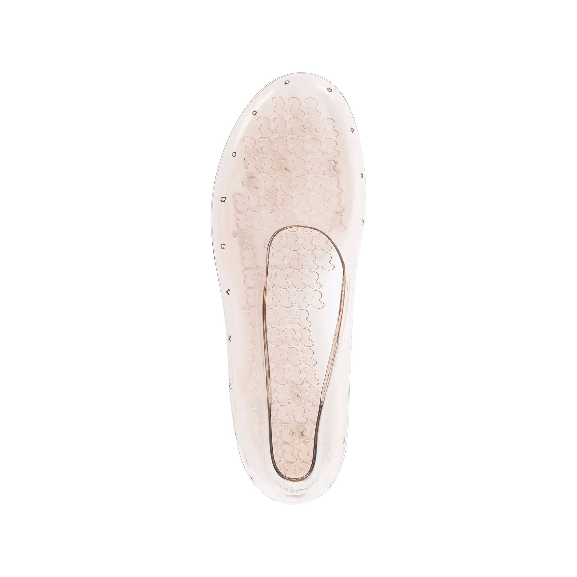 SWIM JELLY SHOE | CLAY FLAT ON A WHITE BACKGROUND
