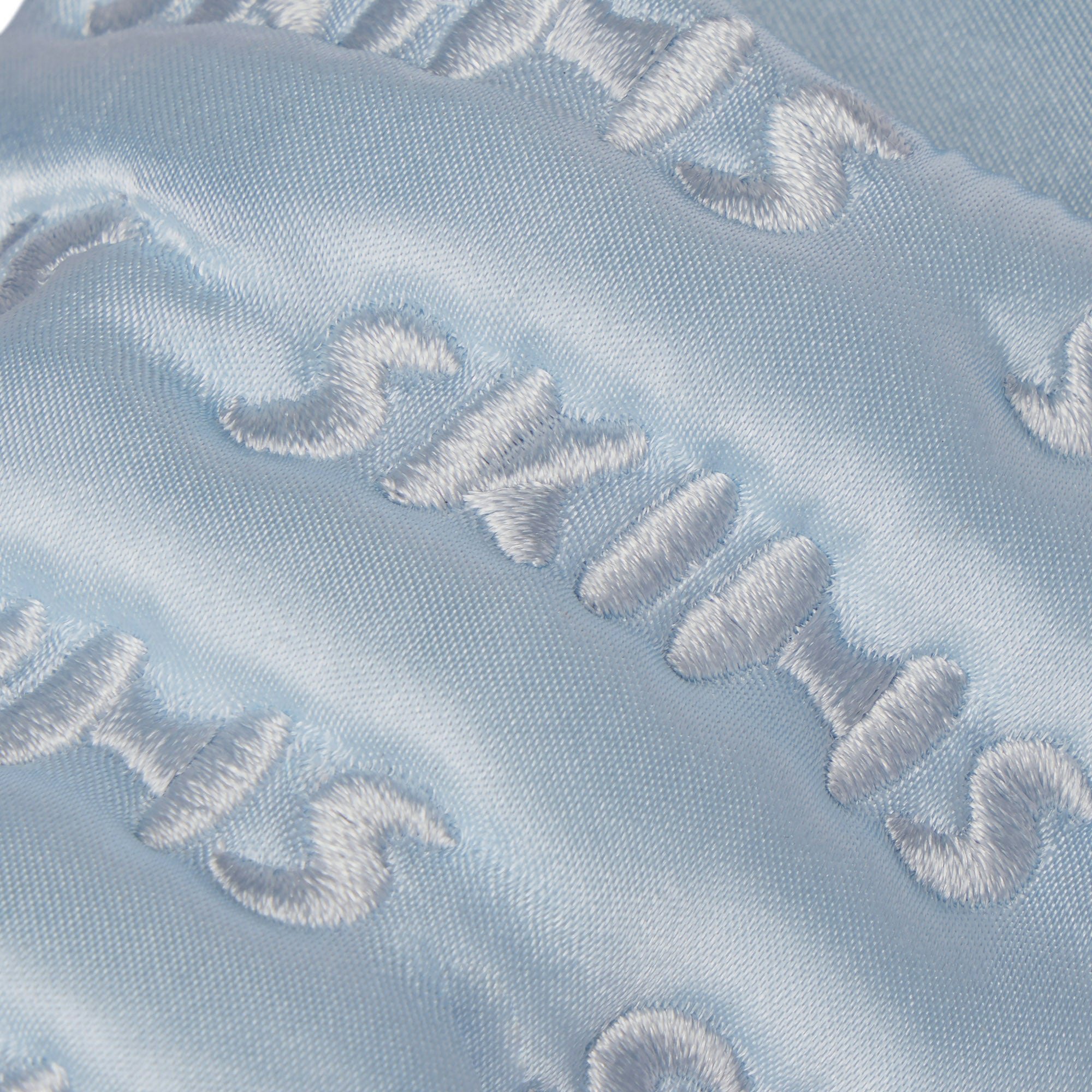 SATIN SLIPPER | CELESTE FLAT ON A WHITE BACKGROUND | FLT ADDITIONAL FABRIC DETAILS