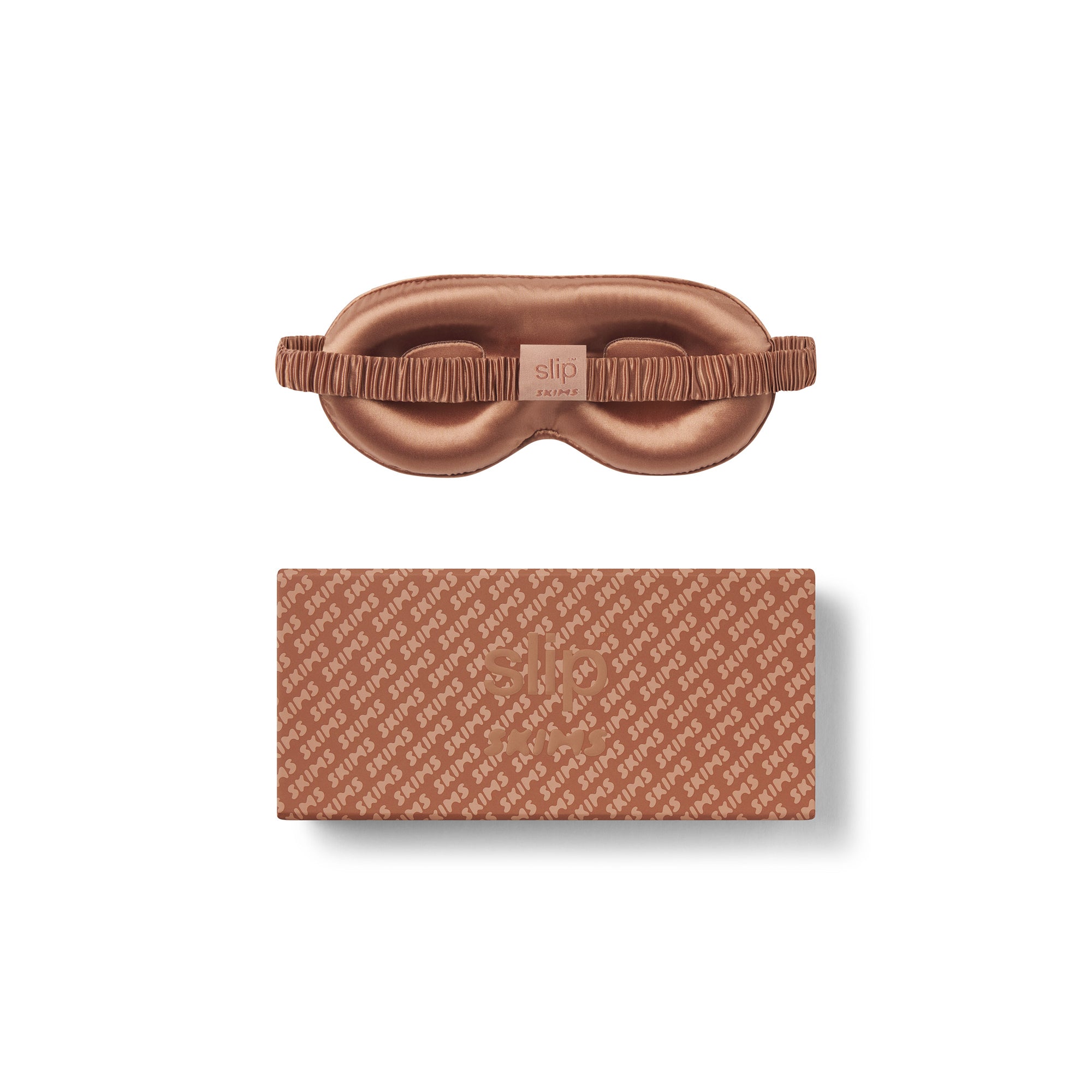 SLIP X SKIMS PURE SILK CONTOUR SLEEP MASK | SIENNA | SKIMS
