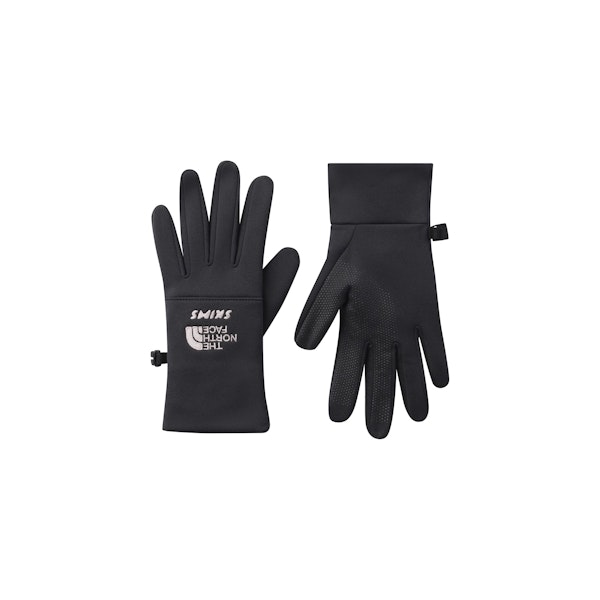 THE NORTH FACE X SKIMS GLOVES | ONYX FLAT ON A WHITE BACKGROUND | FLT