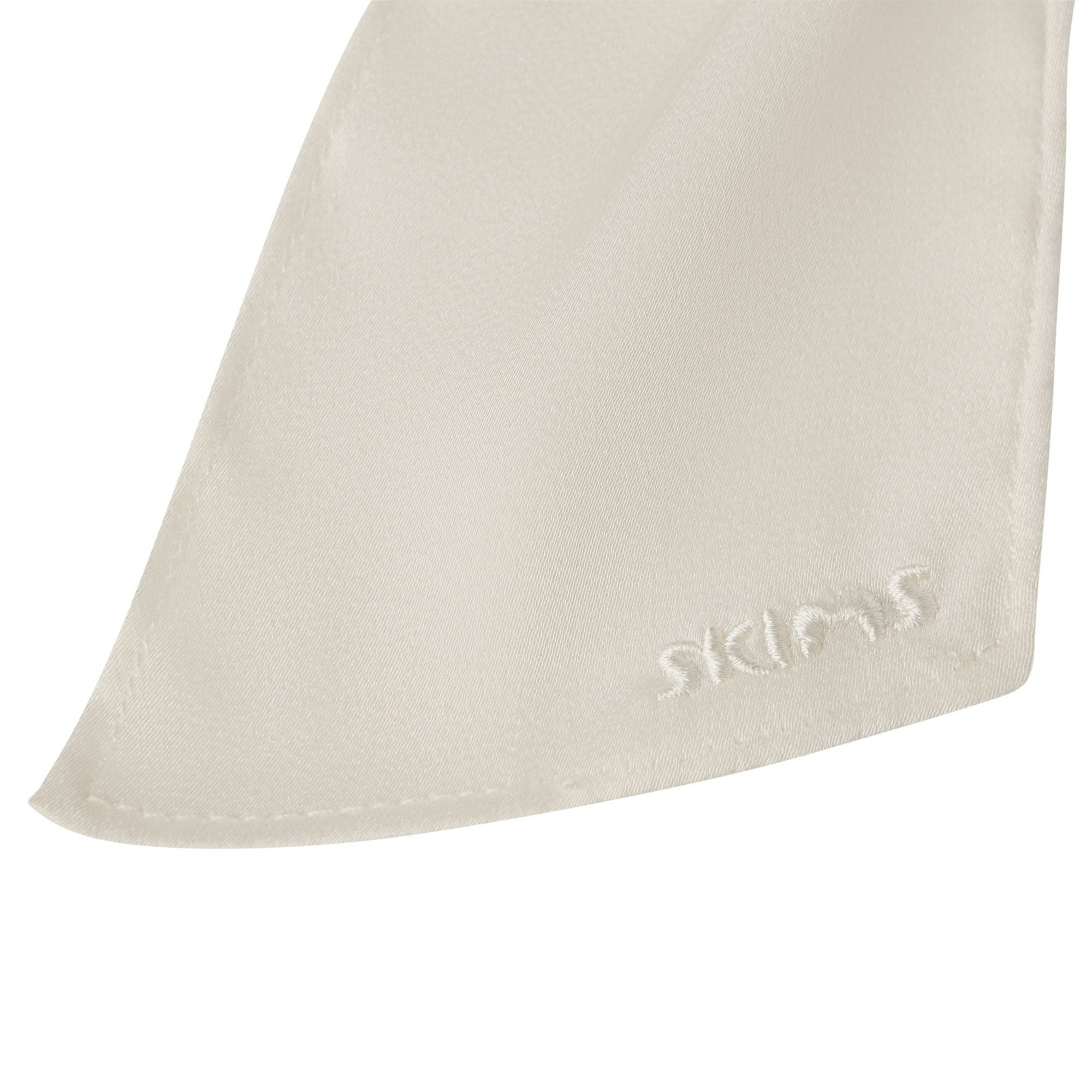 SATIN JUMBO BOW CLIP | IVORY ADDITIONAL FABRIC DETAILS