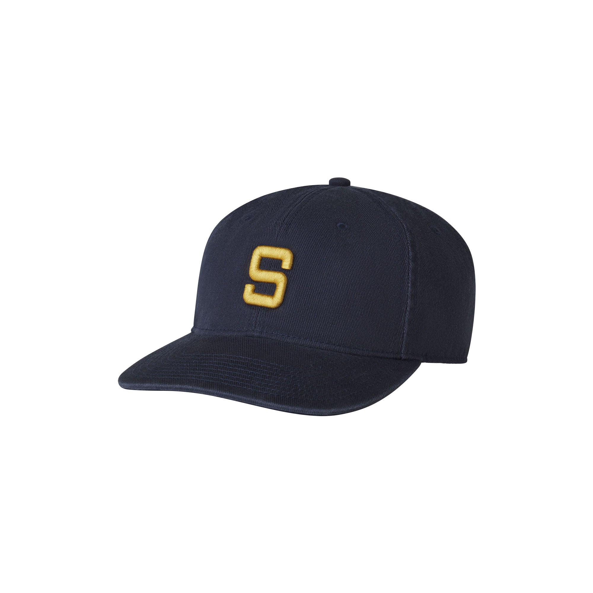 SKIMS ACCESSORIES MENS BASEBALL CAP | NAVY FLAT ON A WHITE BACKGROUND | FLT