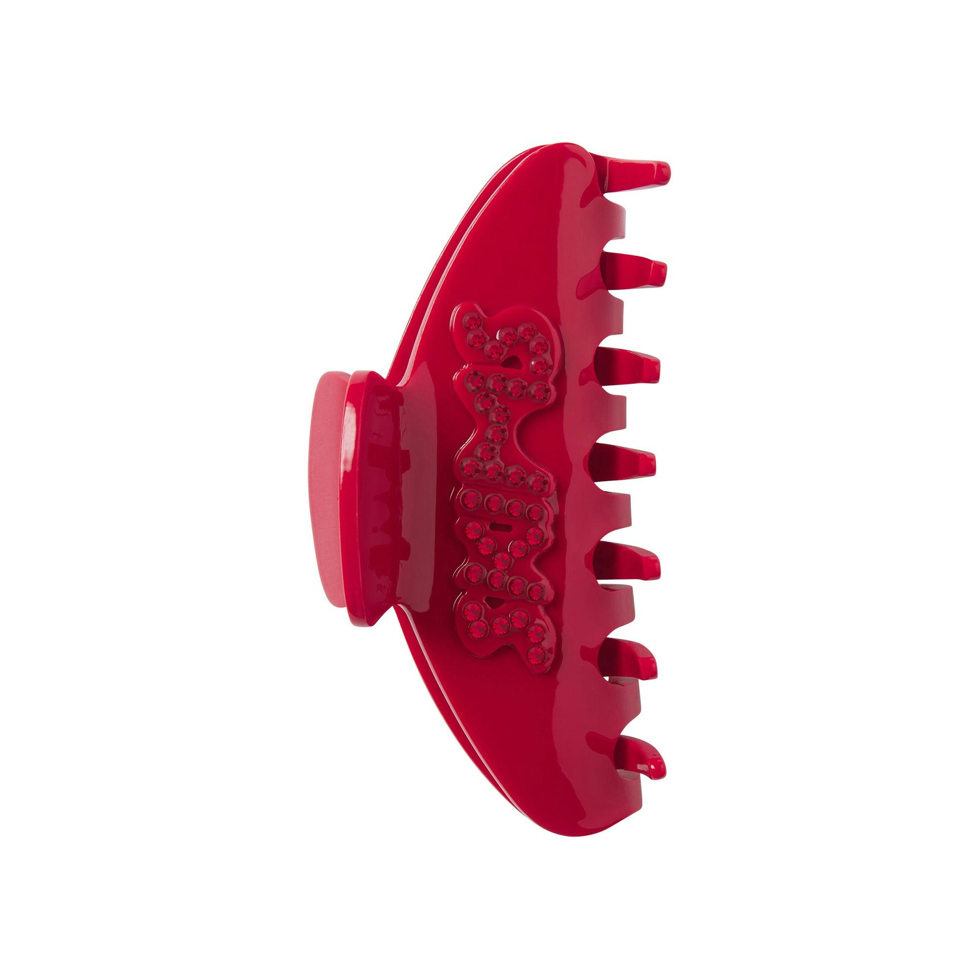 GETTING READY ACCESSORIES CLAW CLIP | CRANBERRY FLAT ON A WHITE BACKGROUND | FLT