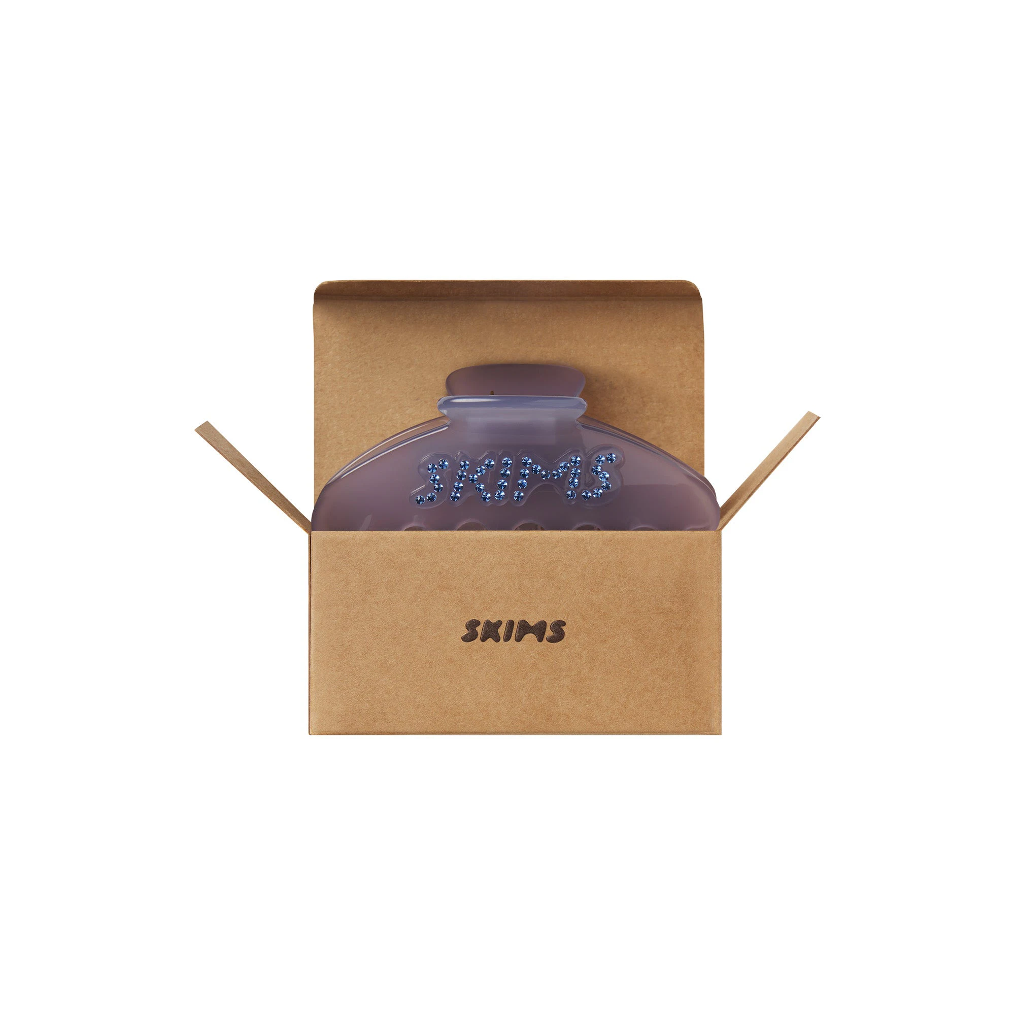 GETTING READY ACCESSORIES CLAW CLIP | ZEN BLUE FLAT ON A WHITE BACKGROUND | FLT