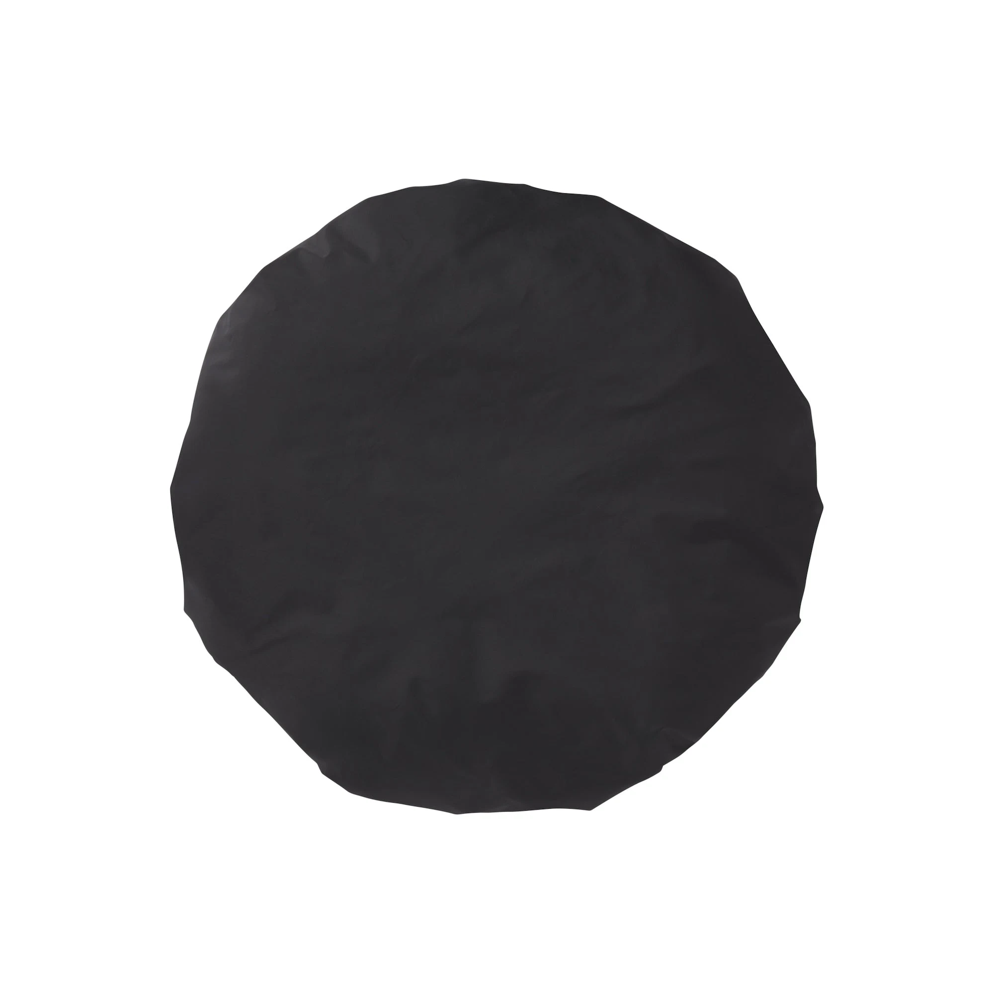 GETTING READY ACCESSORIES SATIN LINED SHOWER CAP | ONYX (HAIR ACCESSORIES, ACCESSORIES) FLAT ON A WHITE BACKGROUND