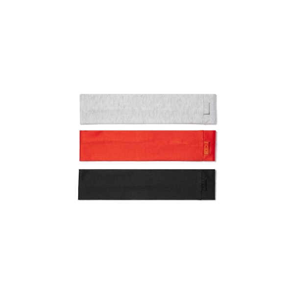 EVERYDAY HEADBAND 3-PACK | CHERRY BLOSSOM CAYENNE MULTI FLAT ON A WHITE BACKGROUND | FOCUS: 0.0, 1.0, 0.9