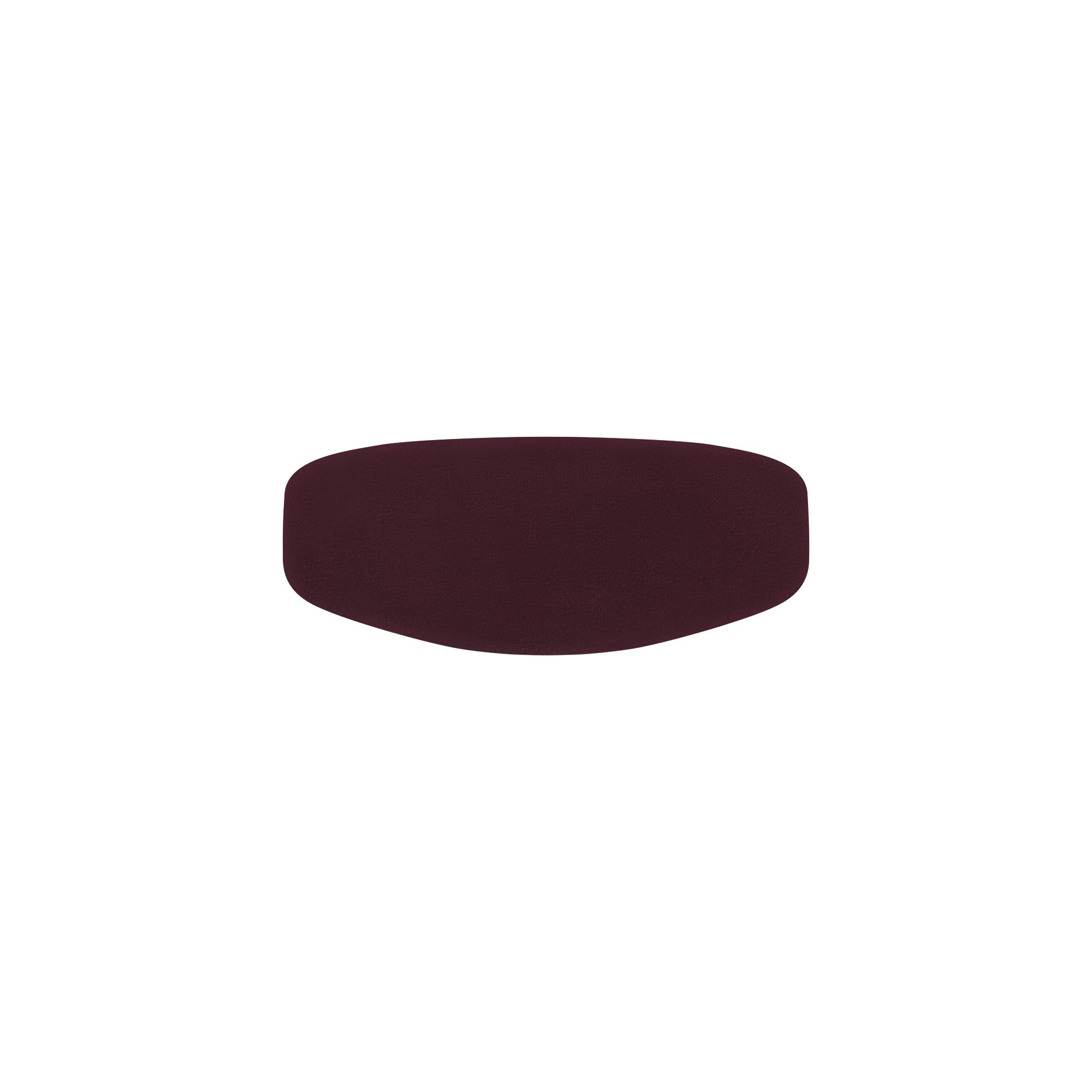 COTTON JERSEY WIDE HEADBAND | CURRANT FLAT ON A WHITE BACKGROUND | FLT
