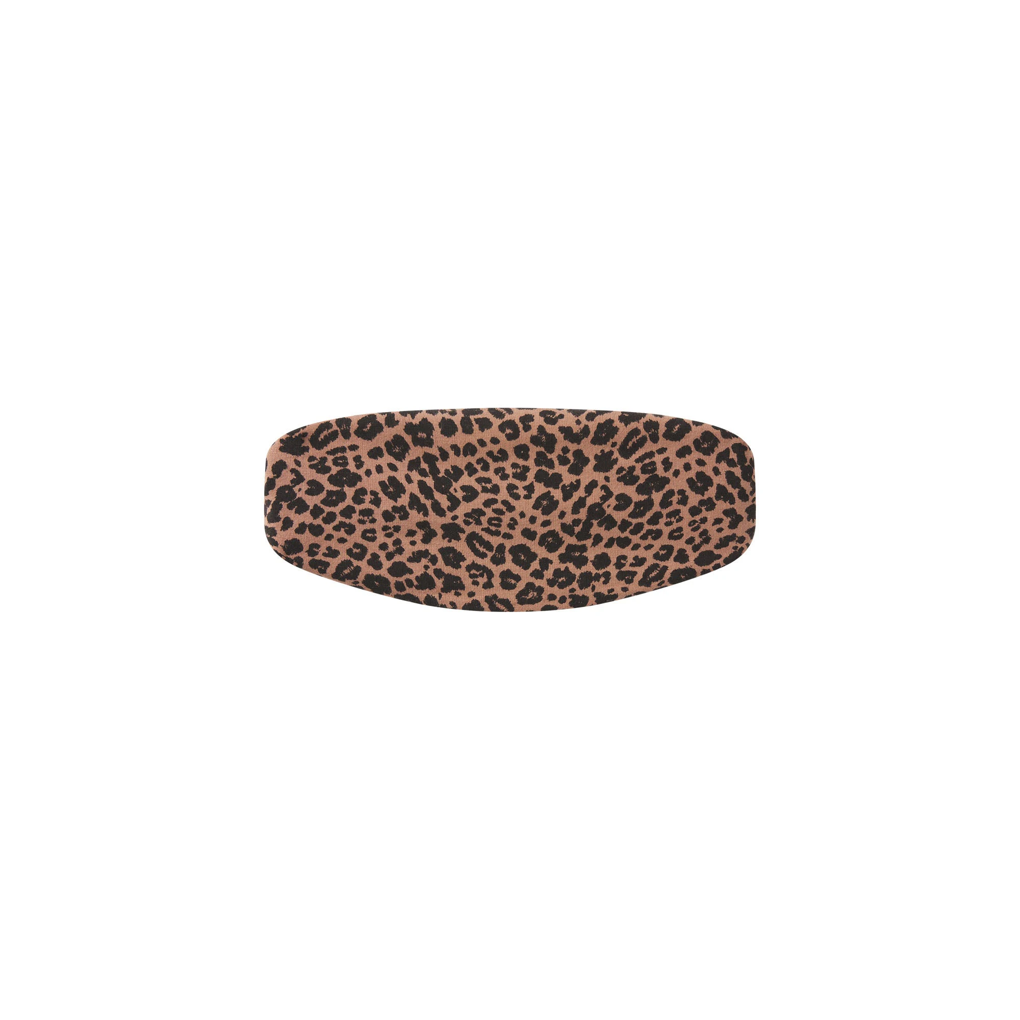 COTTON JERSEY WIDE HEADBAND | SIENNA NATURAL LEOPARD FLAT ON A WHITE BACKGROUND | FLT