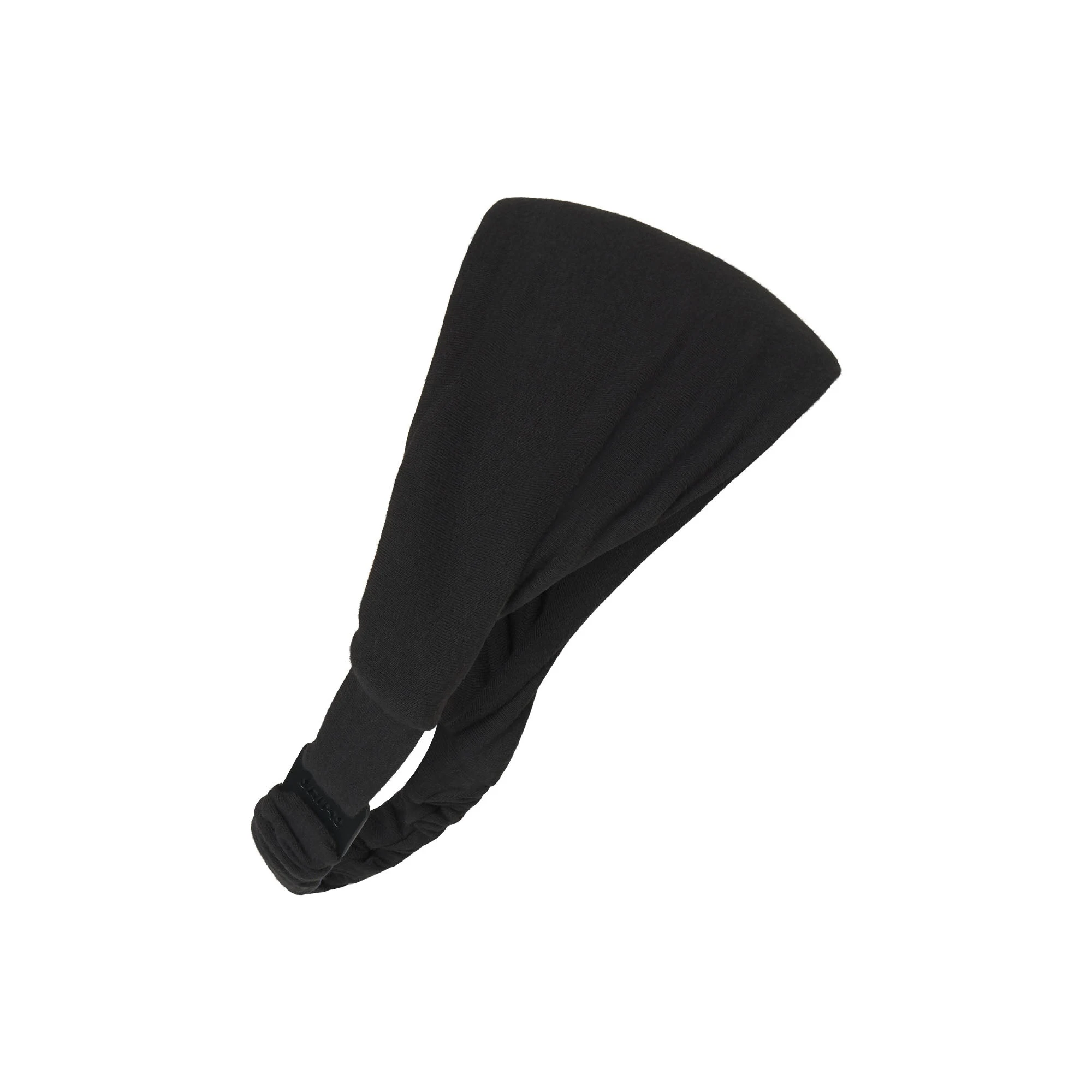 COTTON JERSEY WIDE HEADBAND | SOOT & LAYS FLAT ON A WHITE BACKGROUND @ | FOCUS: 0.0, 1.0, 0.9