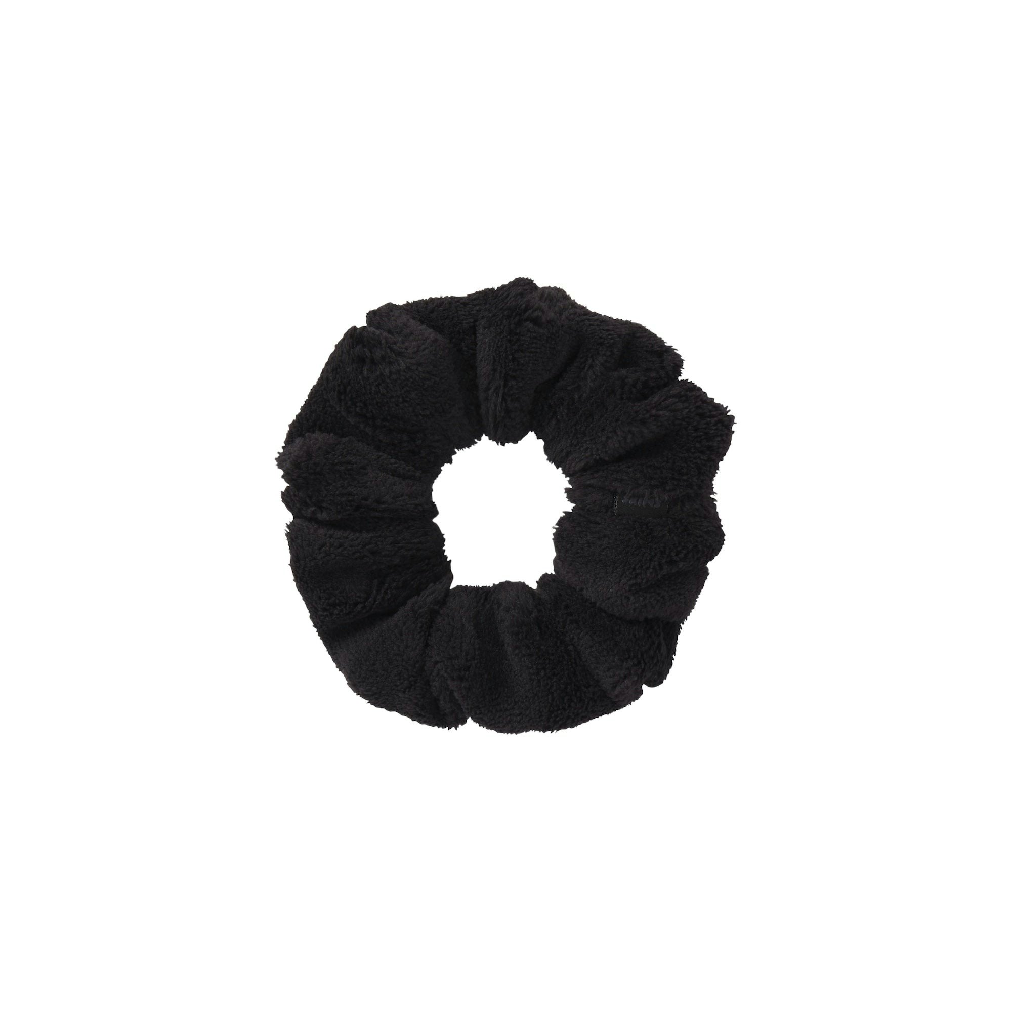 GETTING READY ACCESSORIES MICRO FIBER SCRUNCHIE 2-PACK | ONYX (HAIR ACCESSORIES, ACCESSORIES) FLAT ON A WHITE BACKGROUND | FLT