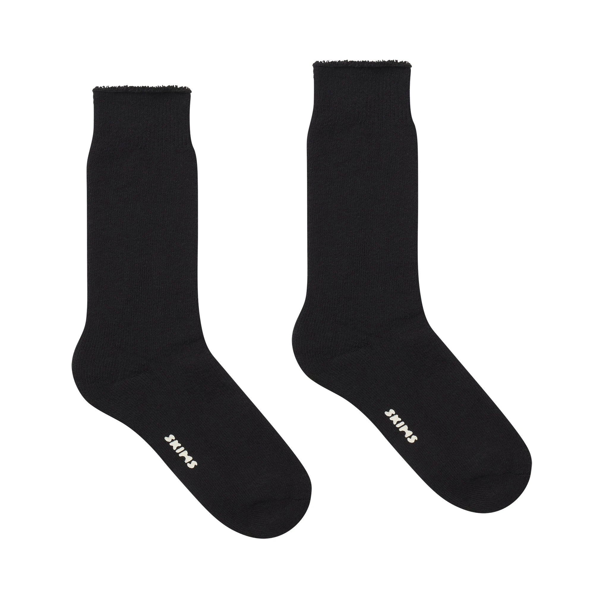 MENS LOUNGE SOCK | ONYX FLAT ON A WHITE BACKGROUND | FLT