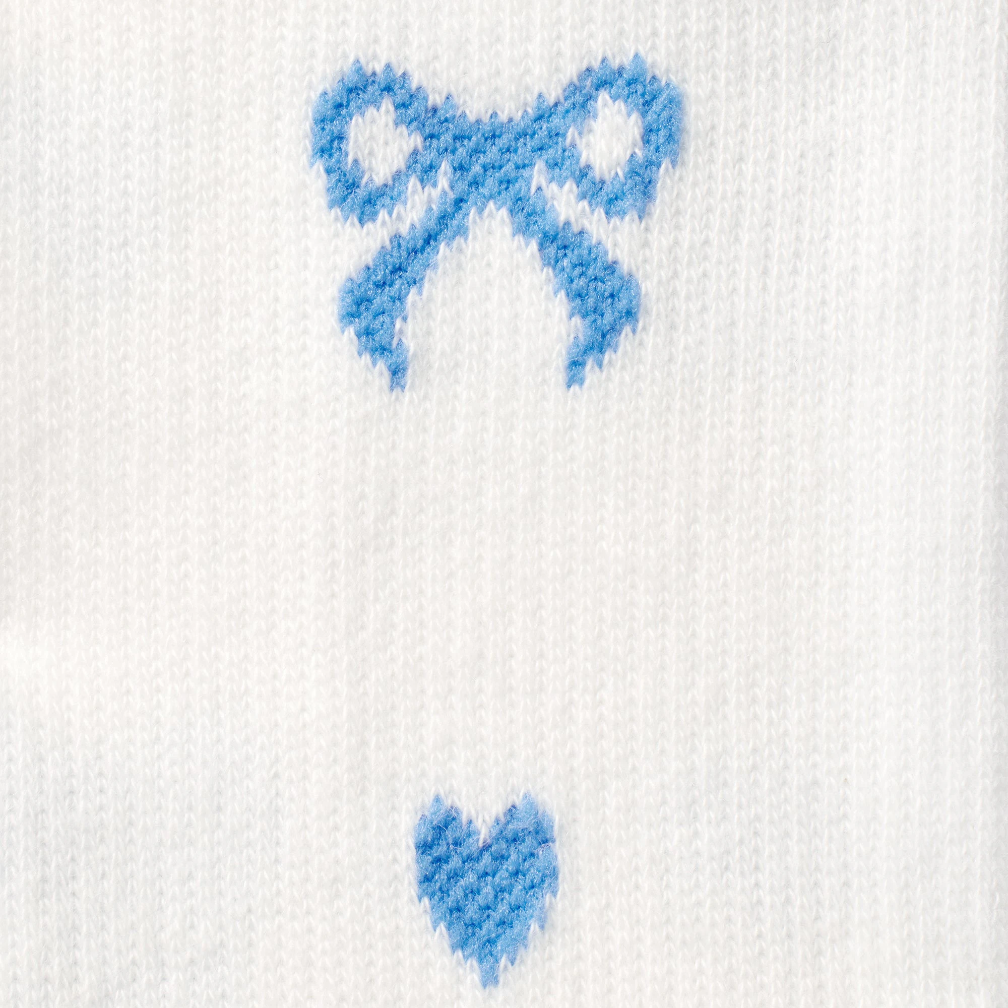 WEDDING SOCK 2-PACK | MARBLE AND CLOUD BOW PRINT ADDITIONAL FABRIC DETAILS