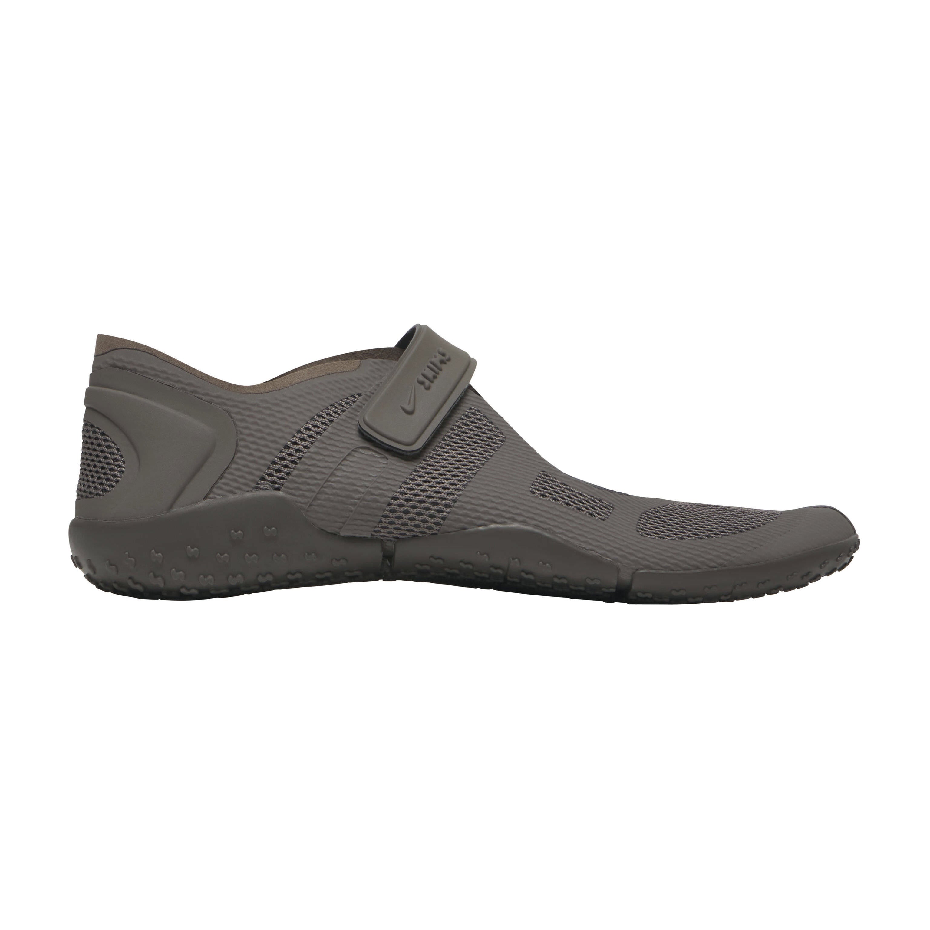 NikeSKIMS FOOTWEAR RIFT MESH | CAVESTONE & LAYS FLAT ON A WHITE BACKGROUND | FLT