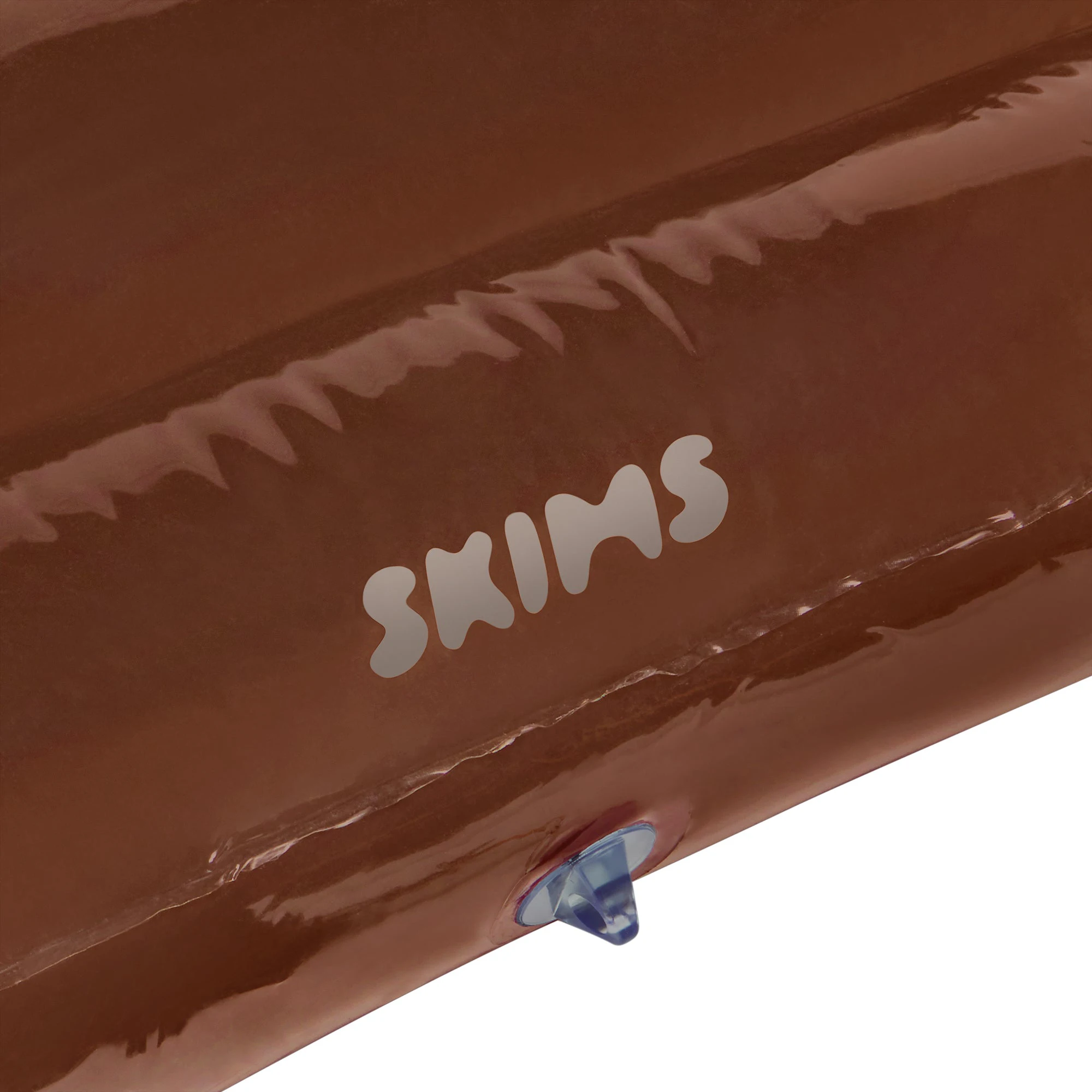 FUNBOY X SKIMS EMBOSSED TUBE FLOAT | COCOA ADDITIONAL FABRIC DETAILS