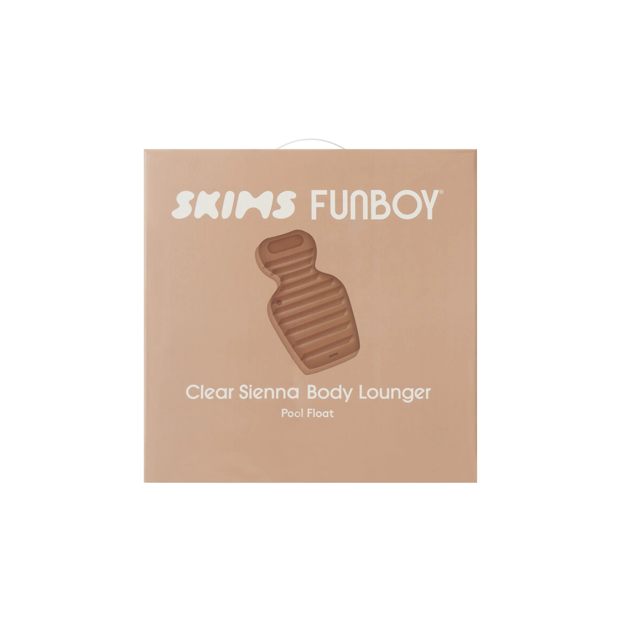 FUNBOY X SKIMS LOUNGE POOL FLOAT | SIENNA ADDITIONAL FABRIC DETAILS