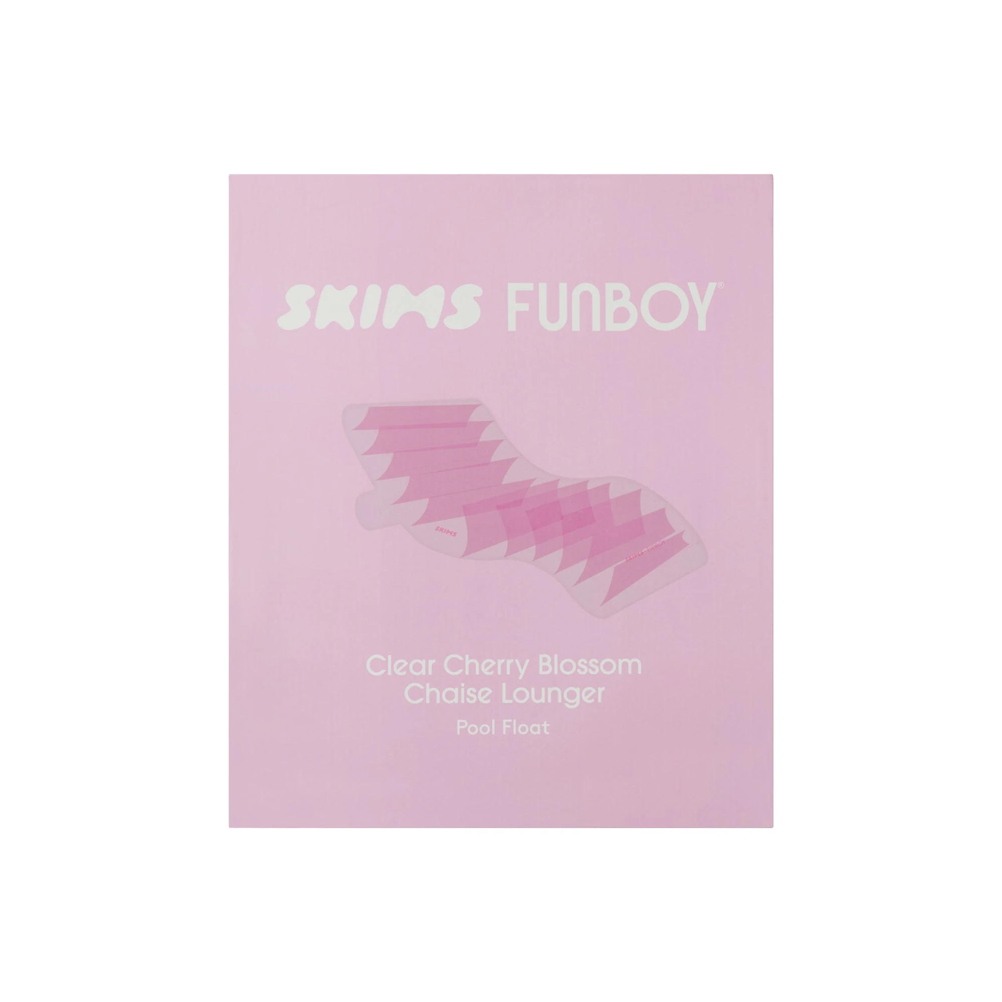 FUNBOY X SKIMS CHAISE LOUNGER FLOAT | CHERRY BLOSSOM ADDITIONAL FABRIC DETAILS