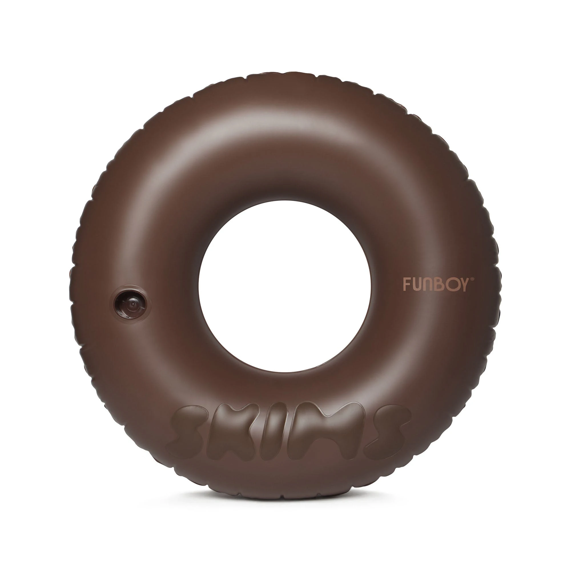 FUNBOY X SKIMS EMBOSSED TUBE FLOAT | COCOA ADDITIONAL FABRIC DETAILS