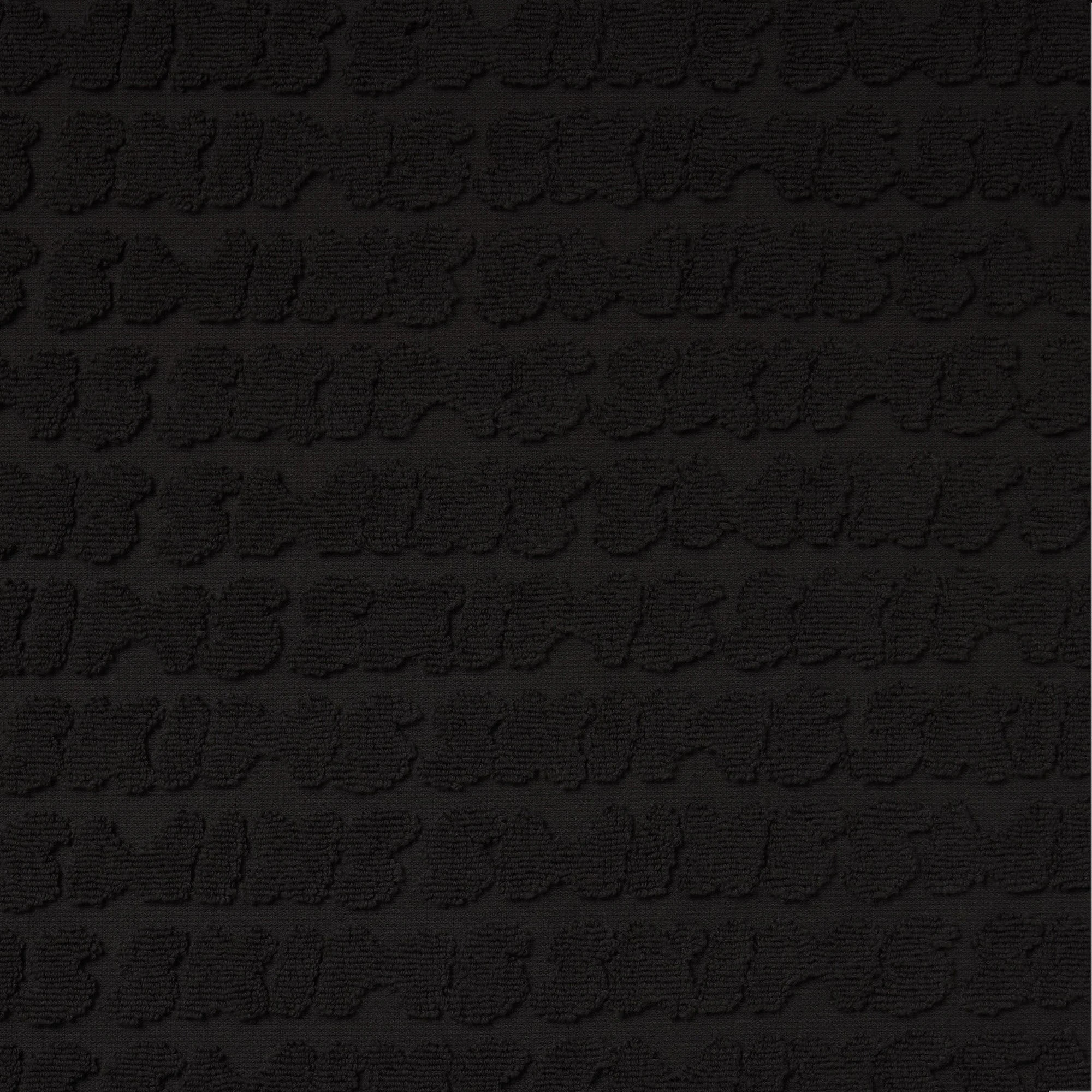 SIGNATURE SWIM TOWEL | ONYX LAYS FLAT ON A WHITE BACKGROUND | FLT