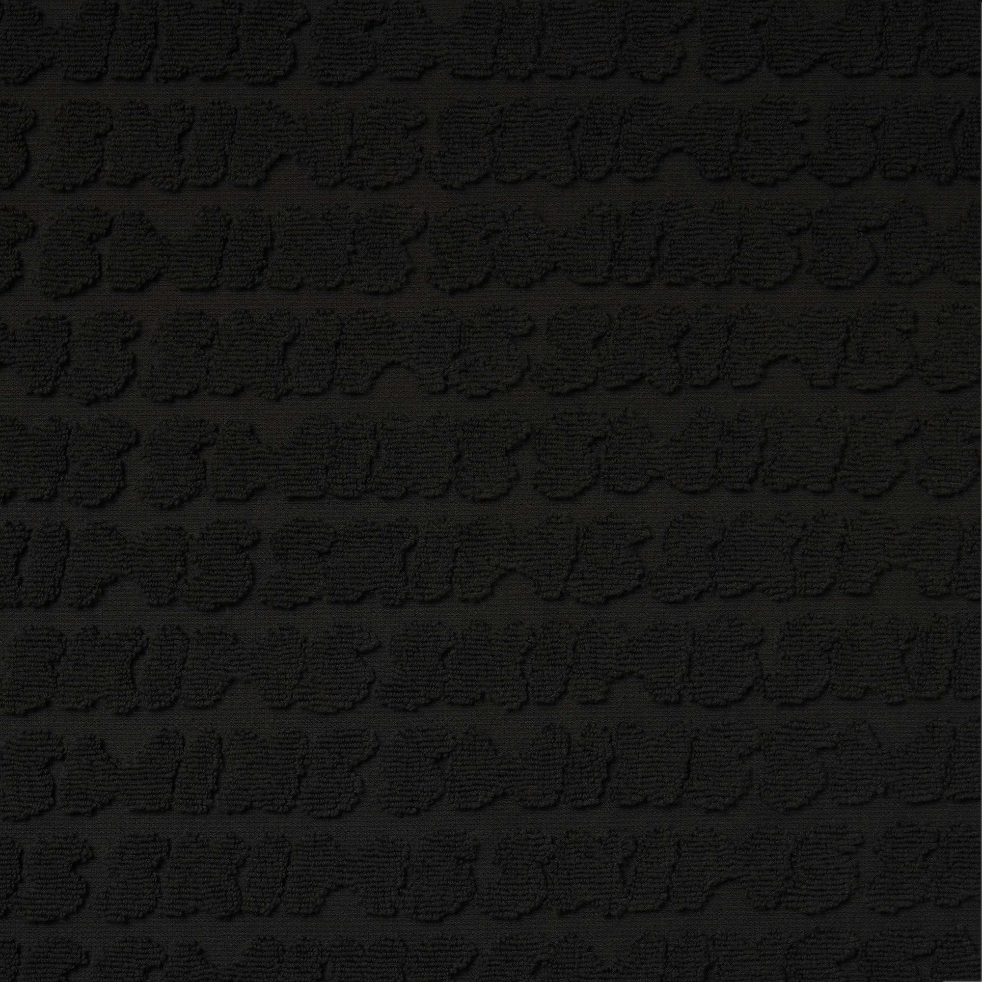 SIGNATURE SWIM TOWEL | ONYX LAYS FLAT ON A WHITE BACKGROUND | FLT