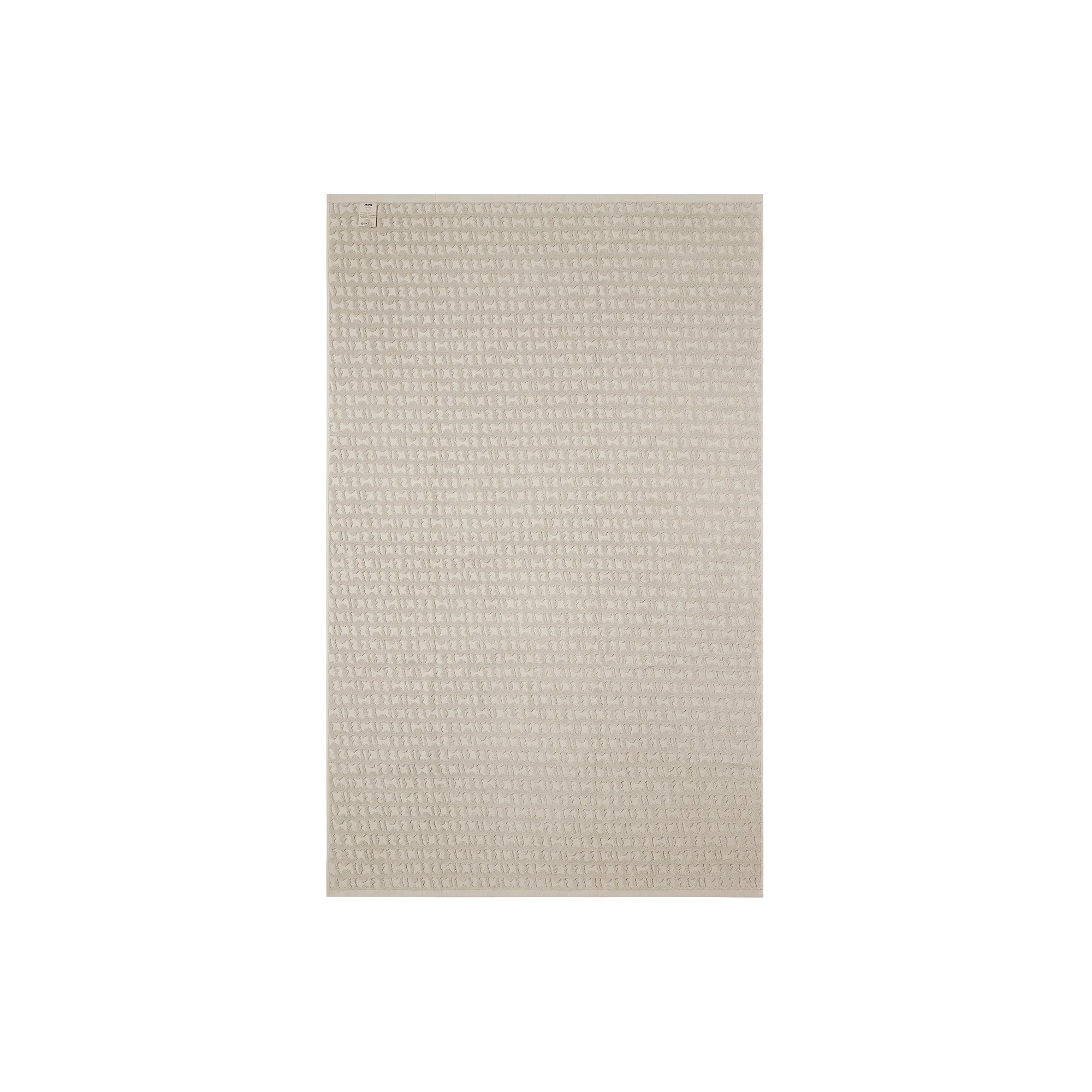 SIGNATURE SWIM TOWEL | STONE FLAT ON A WHITE BACKGROUND