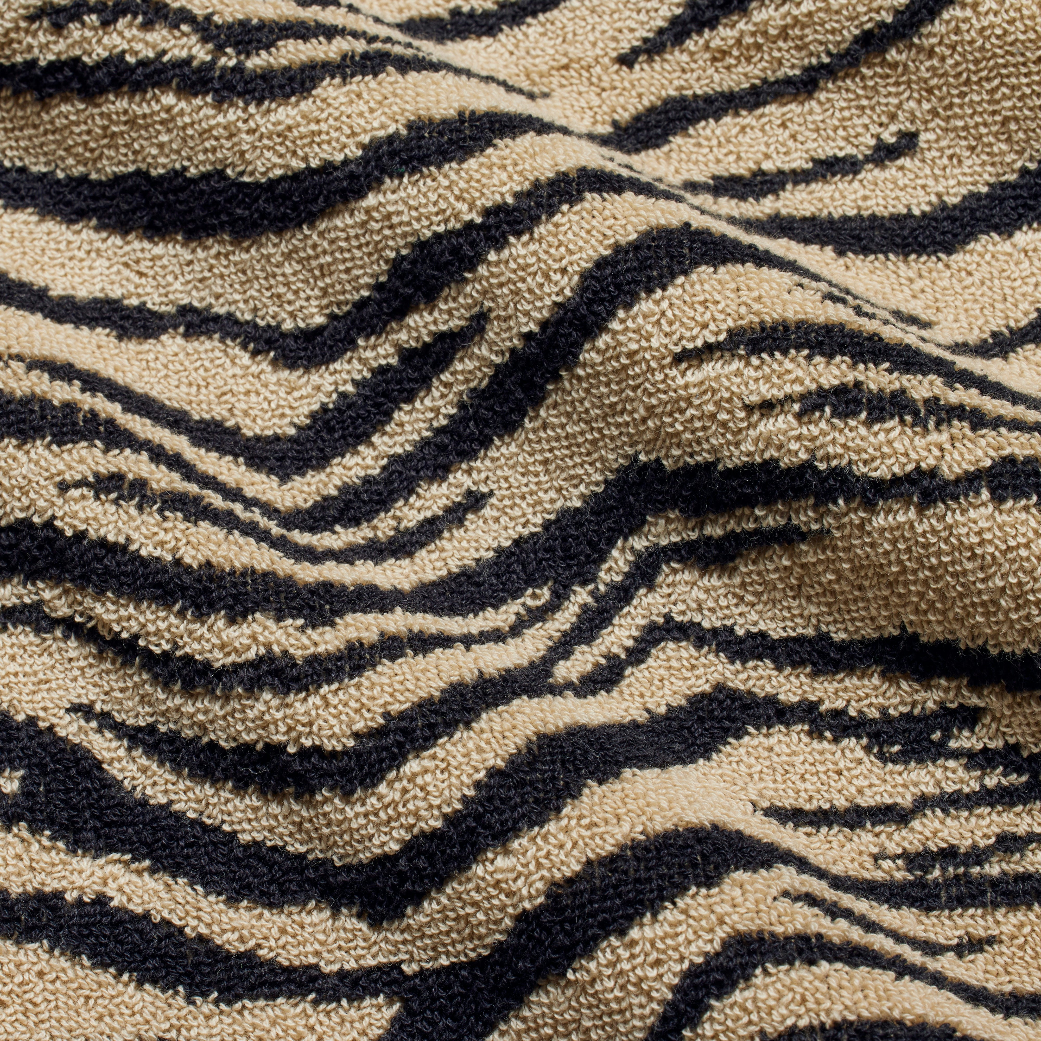 SIGNATURE SWIM TOWEL | CHAMPAGNE LEOPARD PRINT ADDITIONAL FABRIC DETAILS