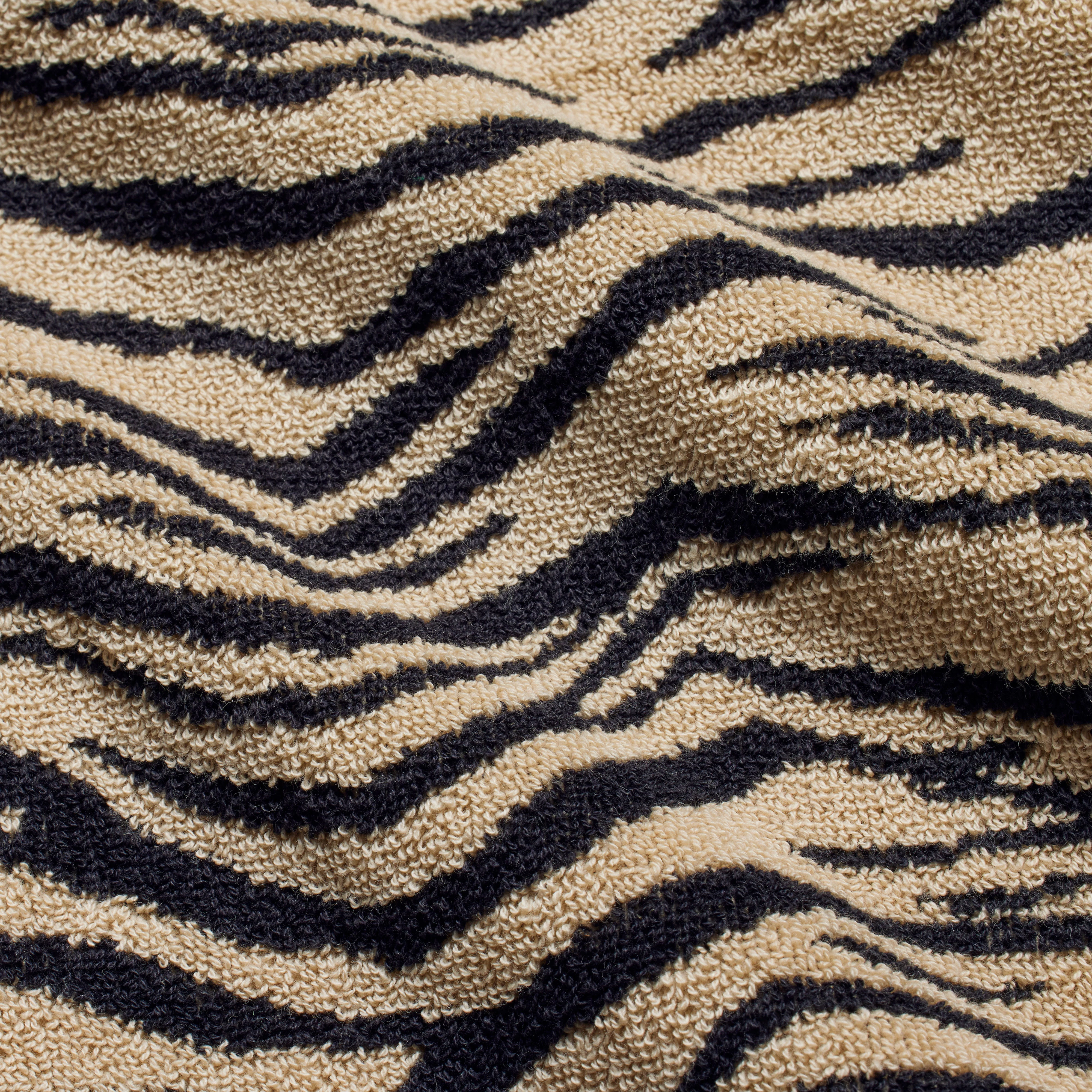 SIGNATURE SWIM TOWEL | CHAMPAGNE LEOPARD PRINT ADDITIONAL FABRIC DETAILS
