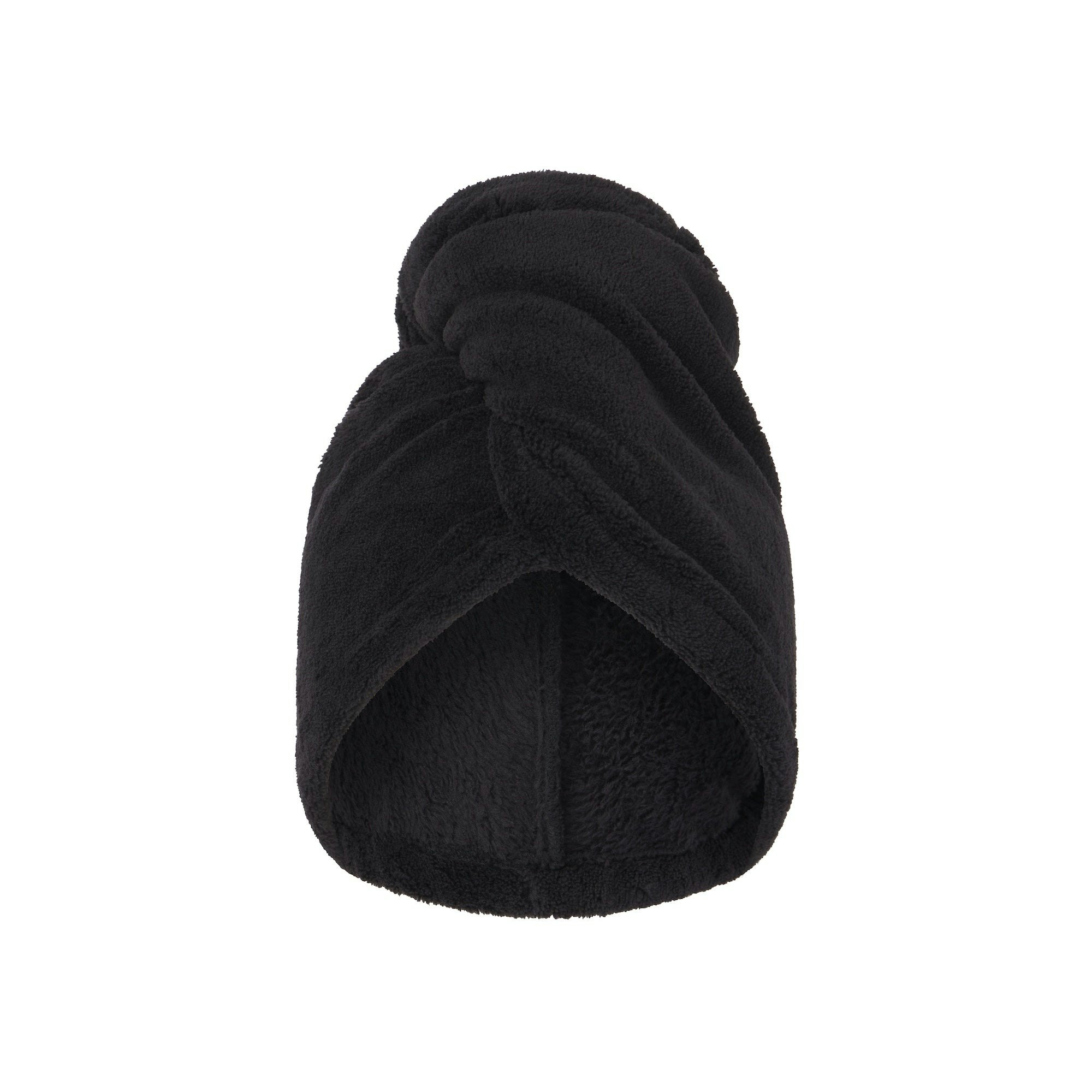 GETTING READY ACCESSORIES MICRO FIBER HEAD WRAP | ONYX (HAIR ACCESSORIES, ACCESSORIES) FLAT ON A WHITE BACKGROUND | FLT