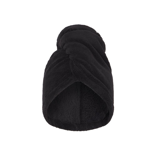 GETTING READY ACCESSORIES MICRO FIBER HEAD WRAP | ONYX (HAIR ACCESSORIES, ACCESSORIES) FLAT ON A WHITE BACKGROUND | FLT