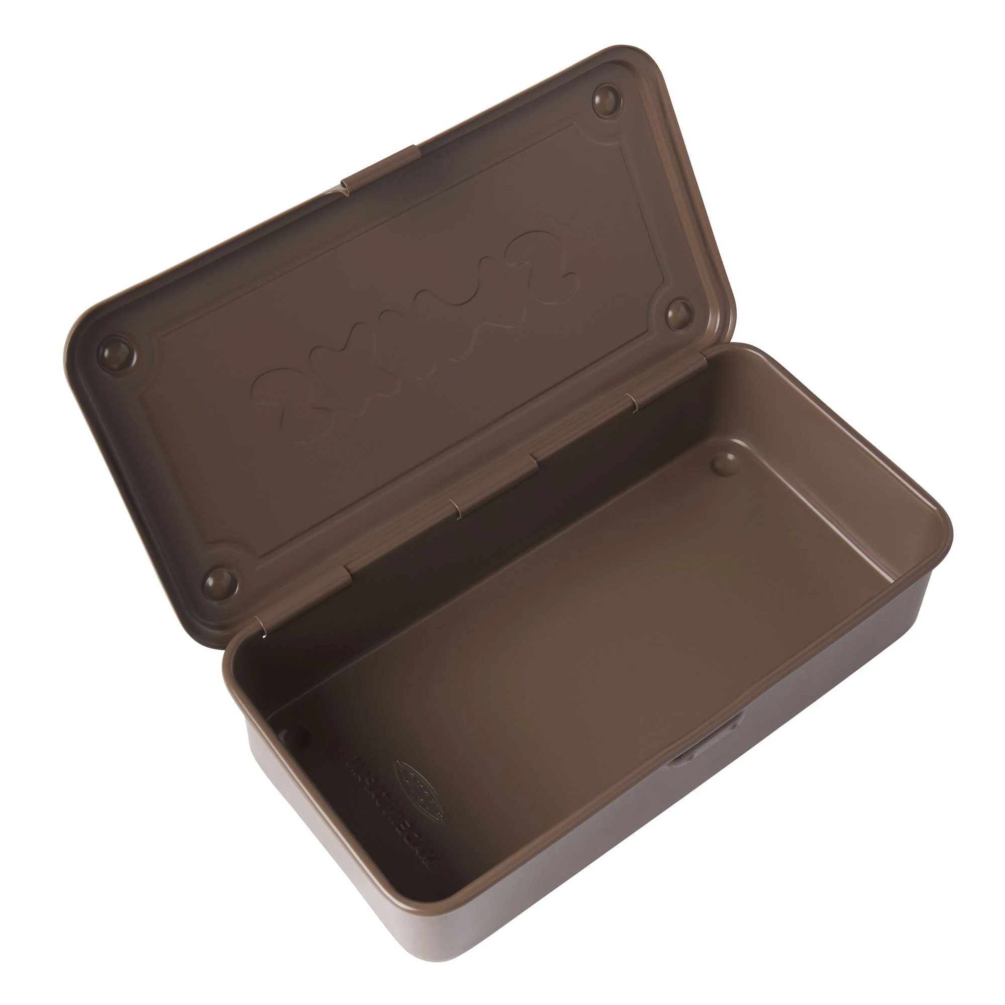 TOYO STEEL X SKIMS TOOLBOX T-190 | UMBER & LAYS FLAT ON A WHITE BACKGROUND | FLT