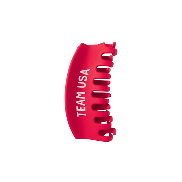 SKIMS FOR TEAM USA OLYMPIC CLAW CLIP | RED FLAT ON A WHITE BACKGROUND | FLT