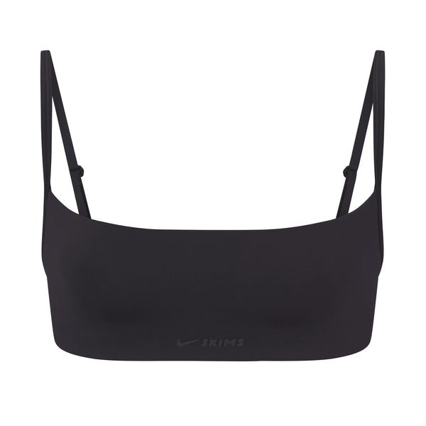 NikeSKIMS MATTE WIDE STRAP BRA | OBSIDIAN | SKIMS
