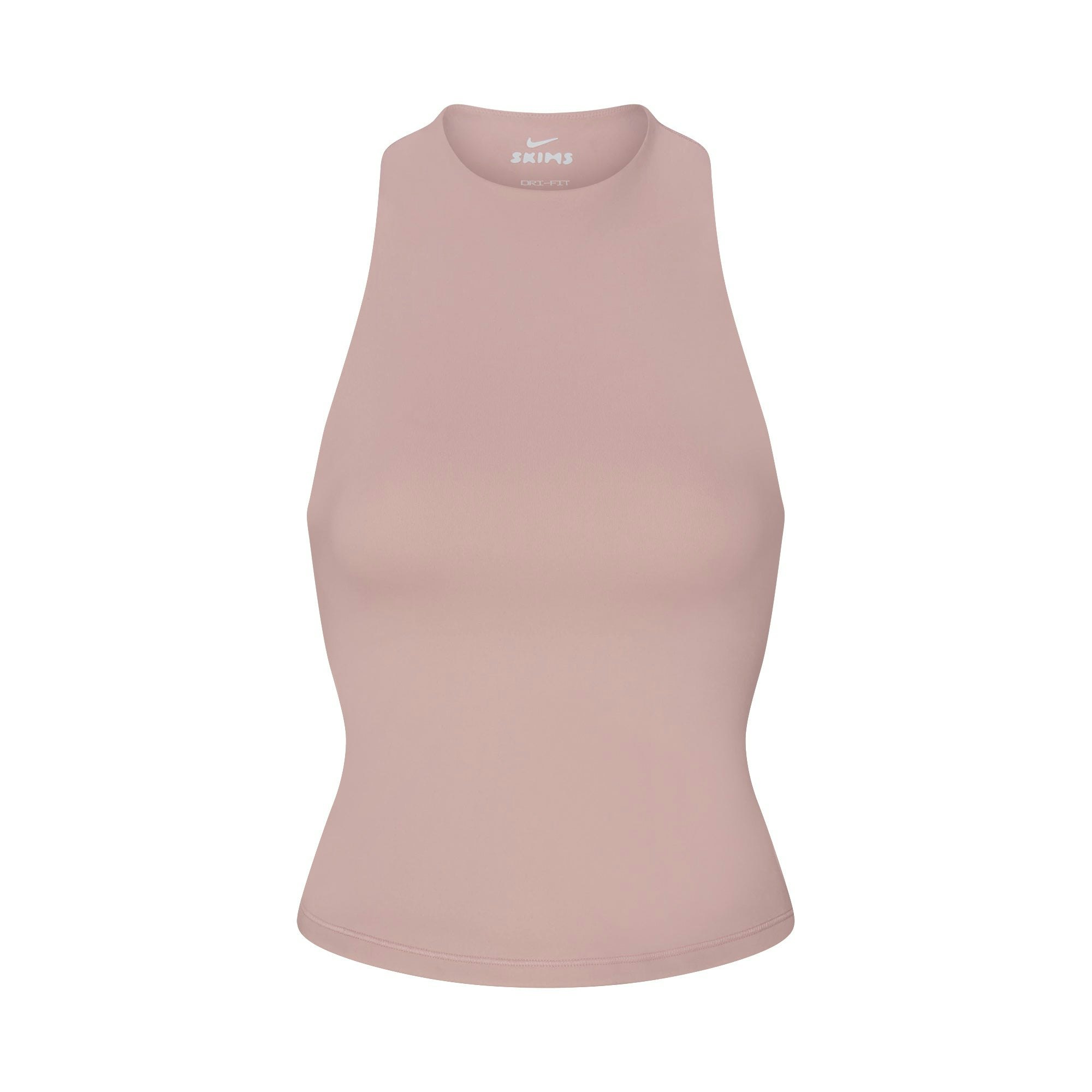 NikeSKIMS MATTE MOCK NECK RACER TANK | HIMALAYAN FLAT ON A WHITE BACKGROUND | FLT