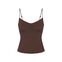 NikeSKIMS MATTE SHIRRED FRONT TANK