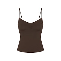 NikeSKIMS MATTE SHIRRED FRONT TANK
