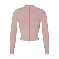 NikeSKIMS RIBBED SEAMLESS ZIP UP CROP JACKET