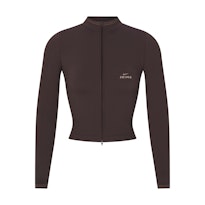 NikeSKIMS RIBBED SEAMLESS ZIP UP CROP JACKET