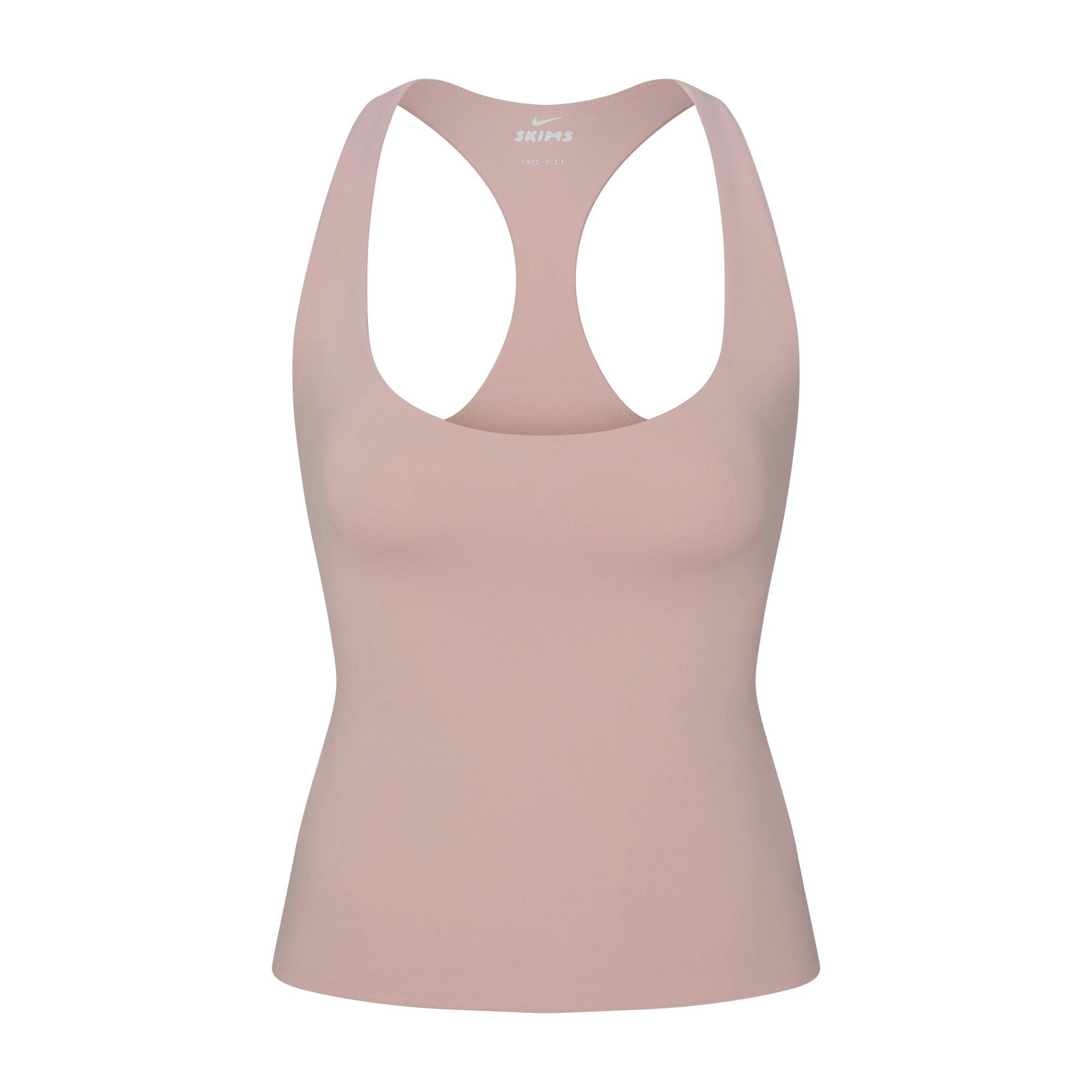 NikeSKIMS MATTE RACER BACK TANK | HIMALAYAN FLAT ON A WHITE BACKGROUND | FLT