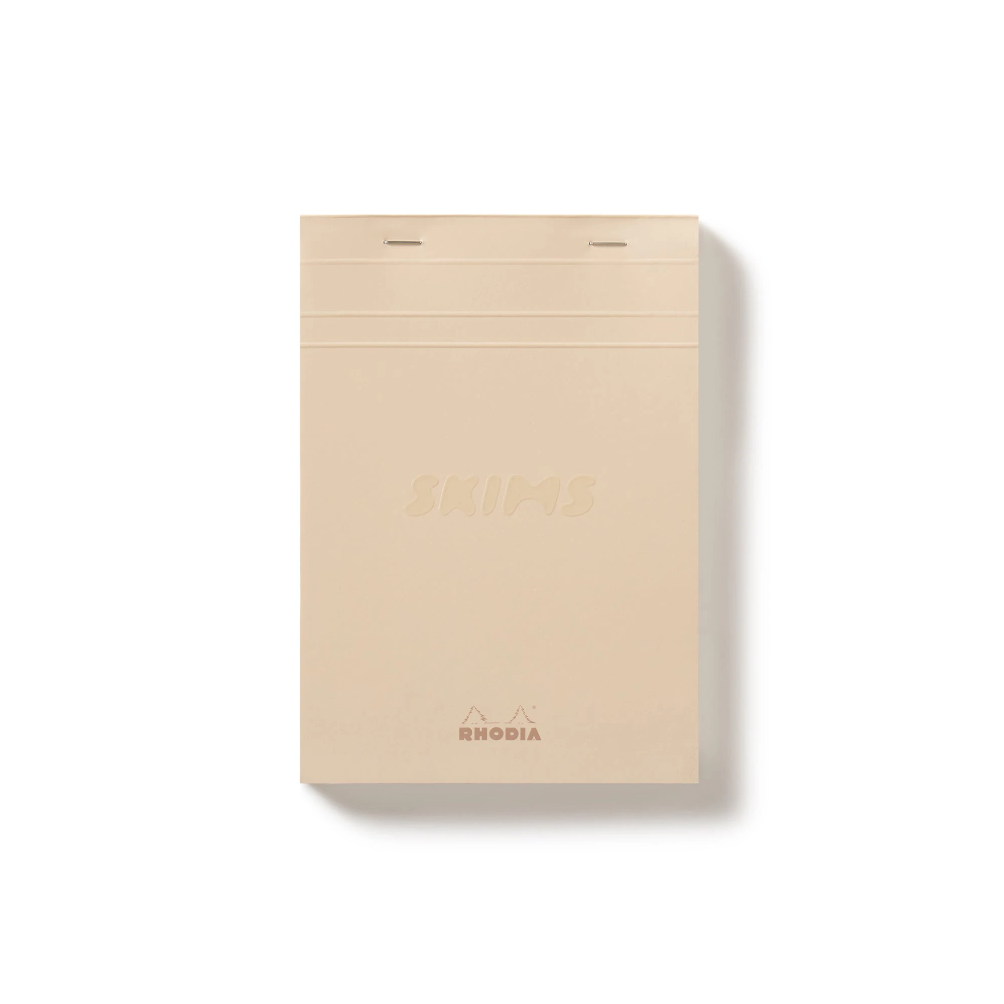 RHODIA X SKIMS NOTEPAD SET | NEUTRAL MULTI & LAYS FLAT ON A WHITE BACKGROUND | FLT