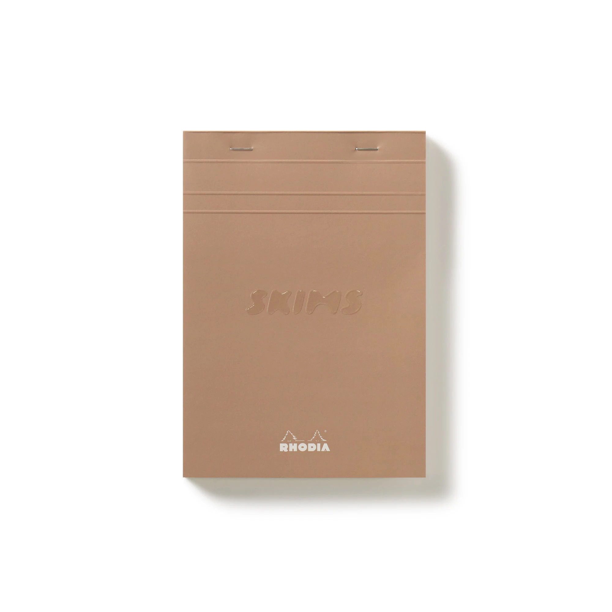 RHODIA X SKIMS NOTEPAD SET | NEUTRAL MULTI & LAYS FLAT ON A WHITE BACKGROUND | FLT