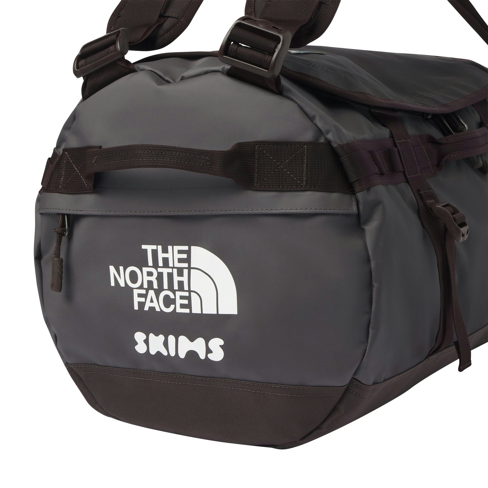 THE NORTH FACE X SKIMS SMALL BASE CAMP DUFFLE BAG | PHOENIX ADDITIONAL FABRIC DETAILS