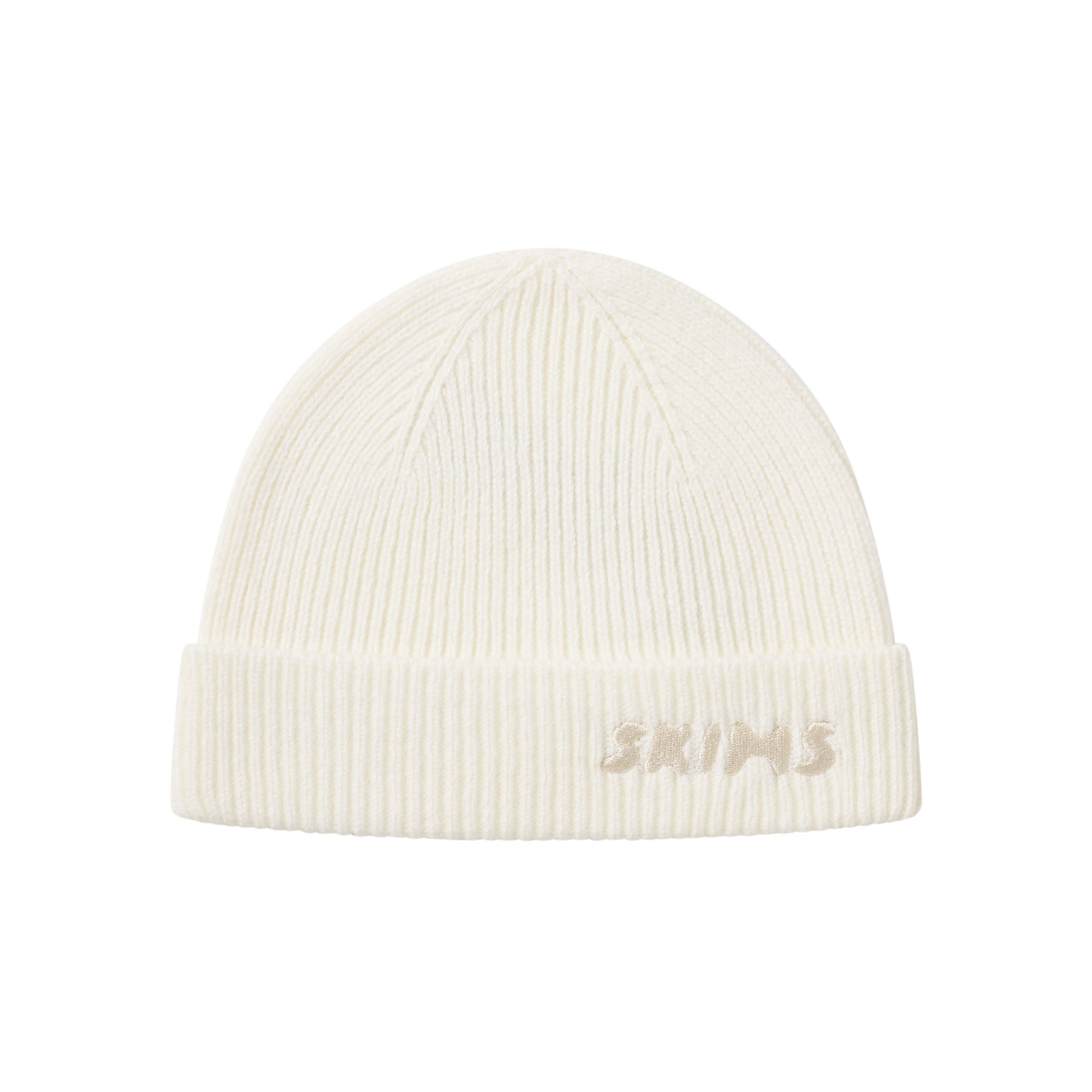 WOOL BLEND KNIT BEANIE