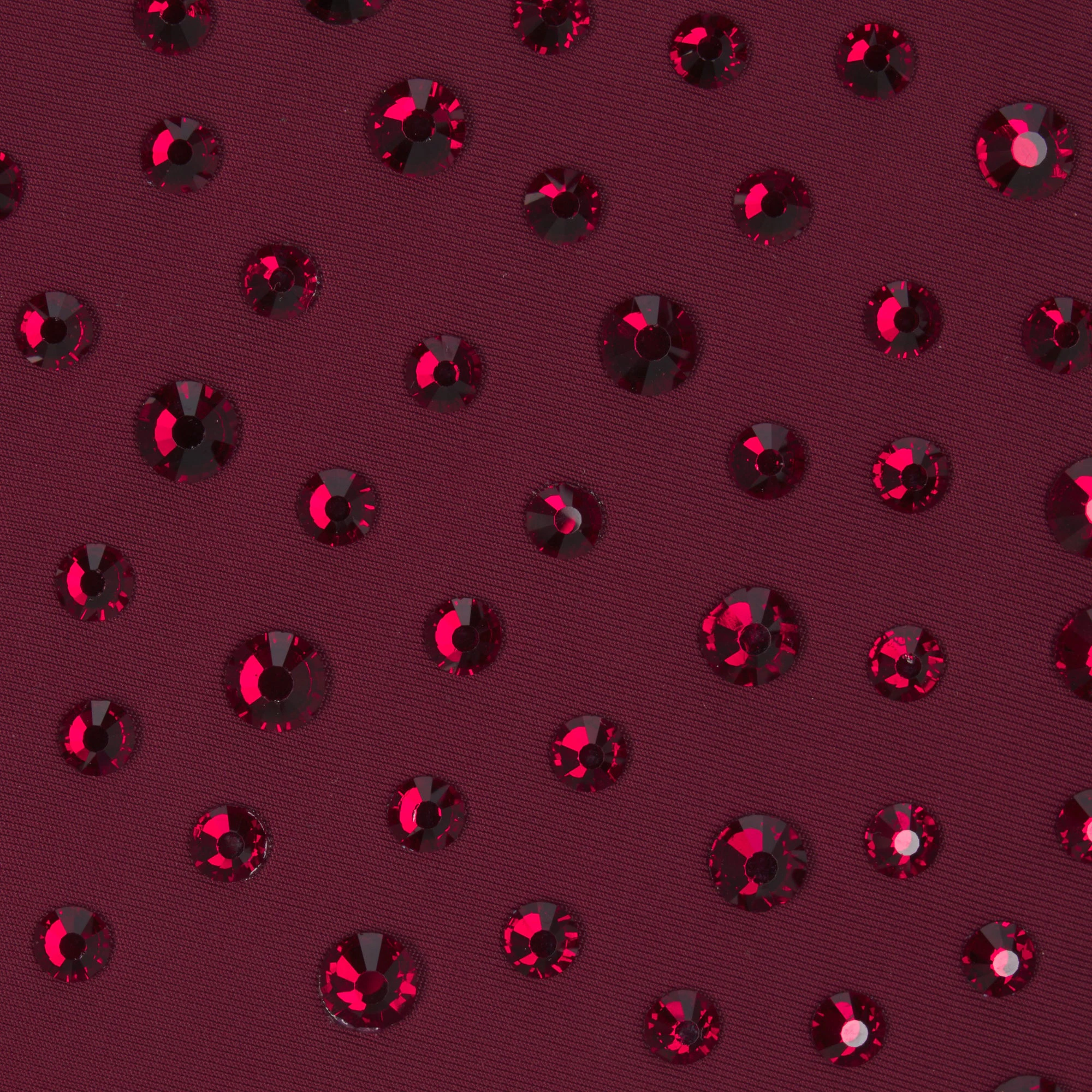 RHINESTONE TIE BIKINI BOTTOMS | WINE ADDITIONAL FABRIC DETAILS