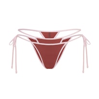 LAYERED TIE SIDE BIKINI BOTTOM