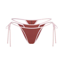 LAYERED TIE SIDE BIKINI BOTTOM