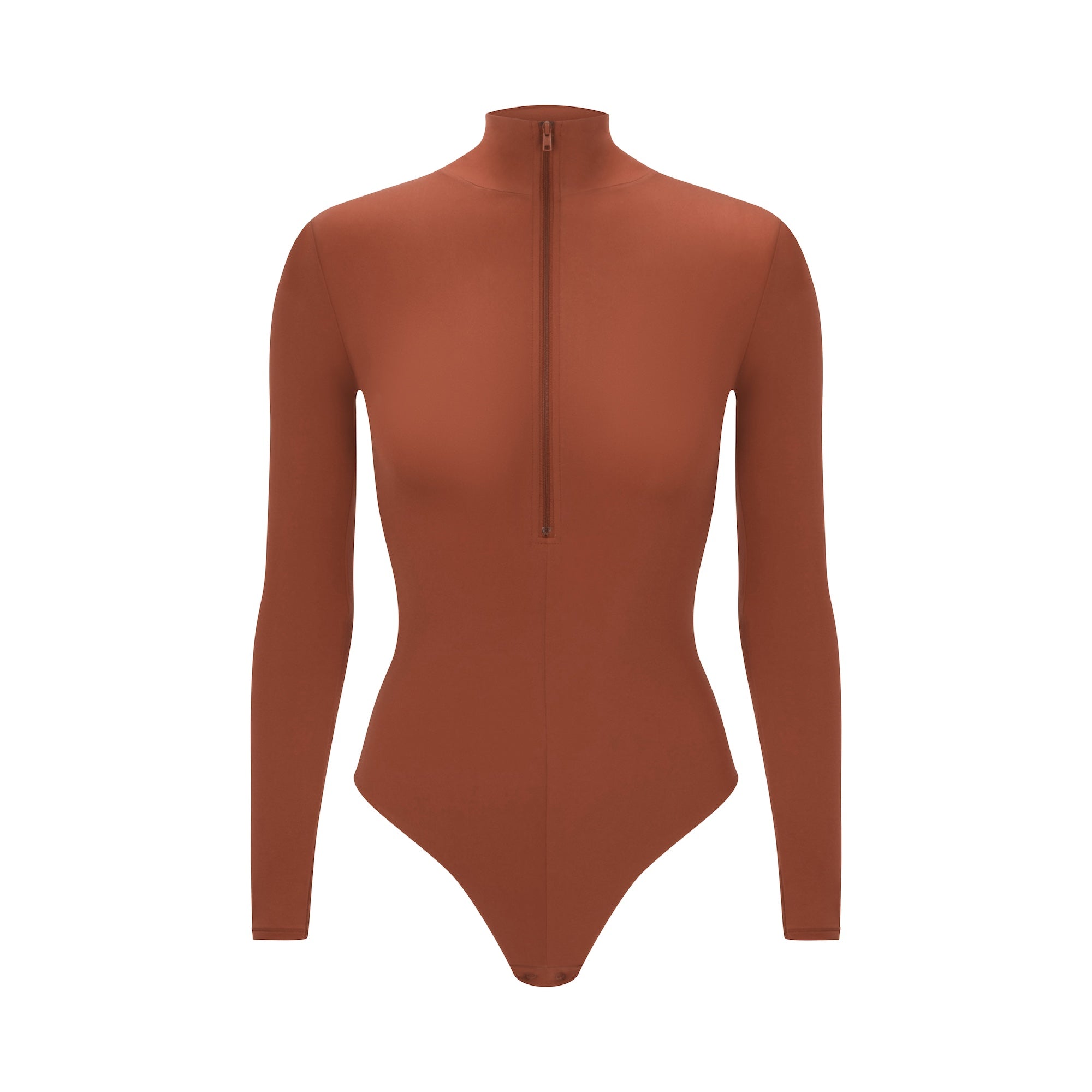 FITS EVERYBODY ZIP BODYSUIT | SAFFRON | XXS